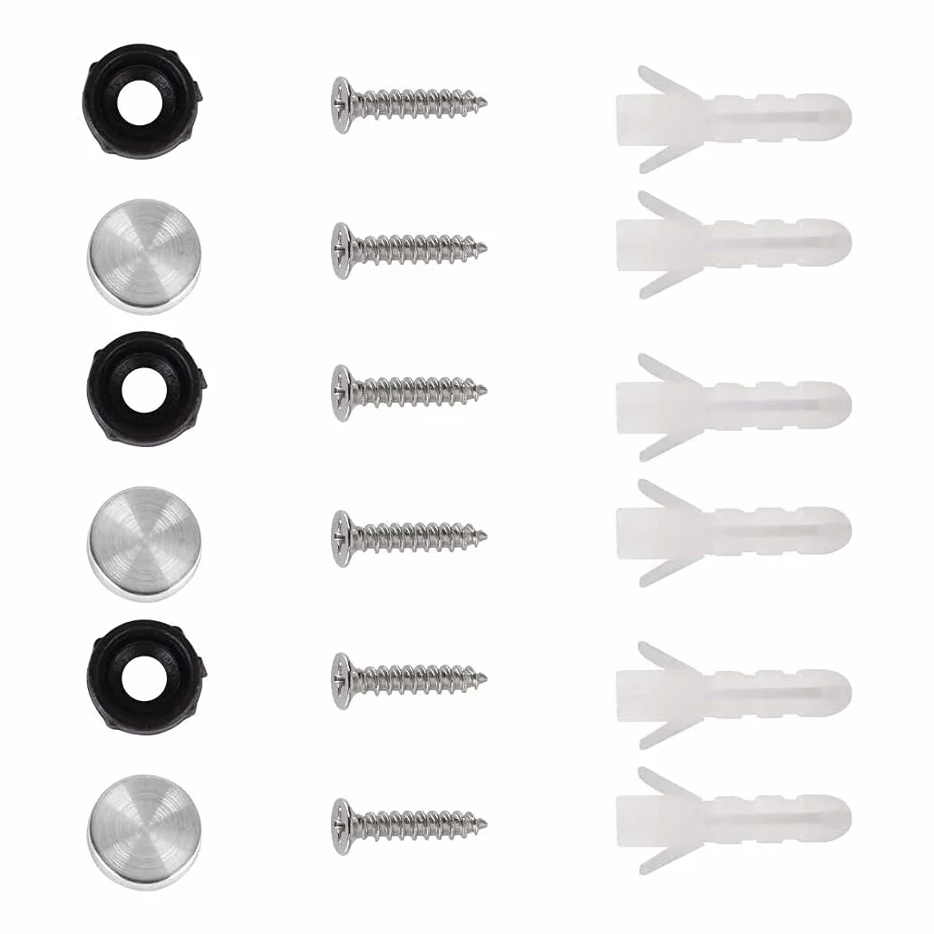 Weinglasregal zum Aufhängen, für Bar, Esszimmer, 3 Reihen, 18 cm, Schwarz