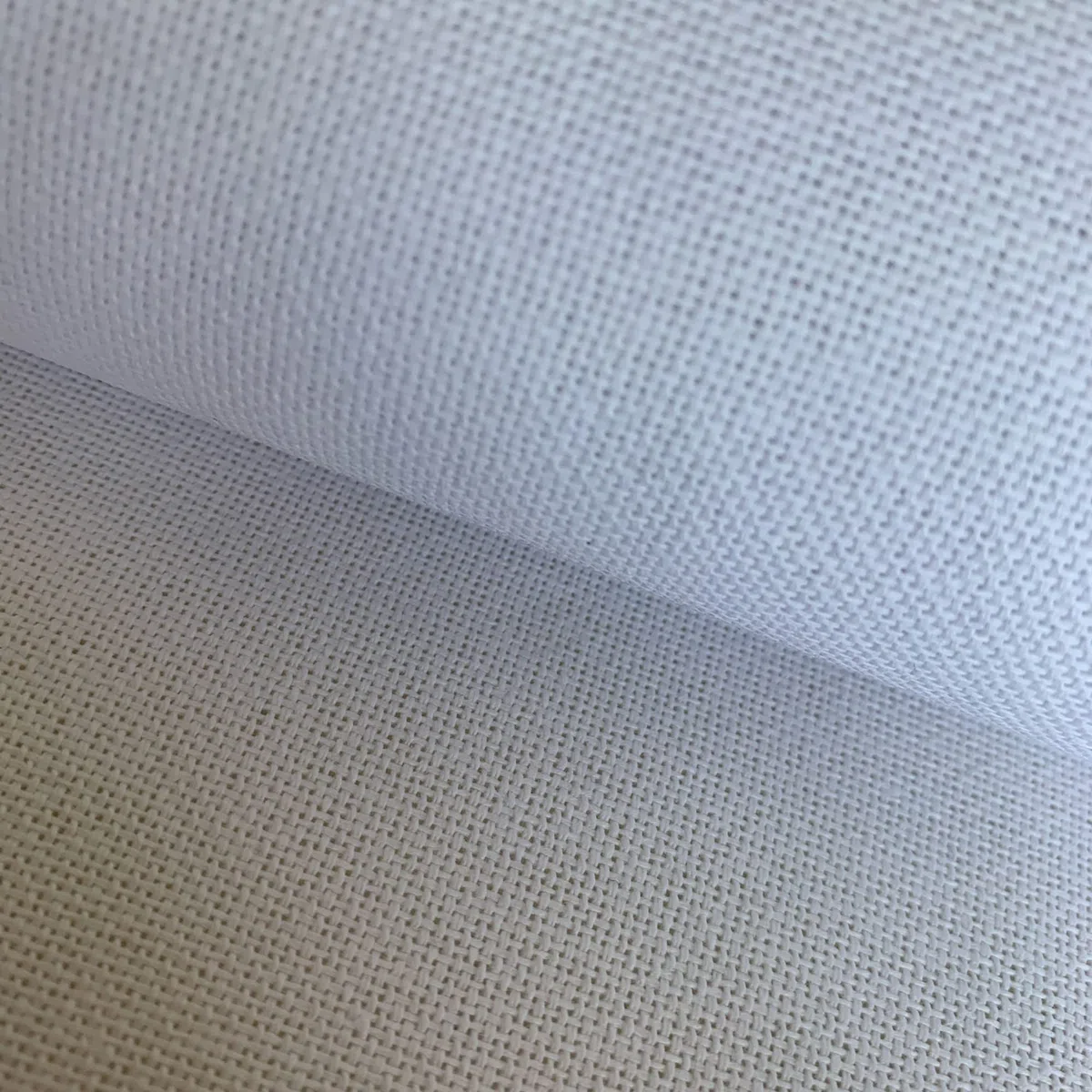 25 Count Evenweave Stickerei Stoff Kreuzstich Stoff, Weiß, 150 x 50cm