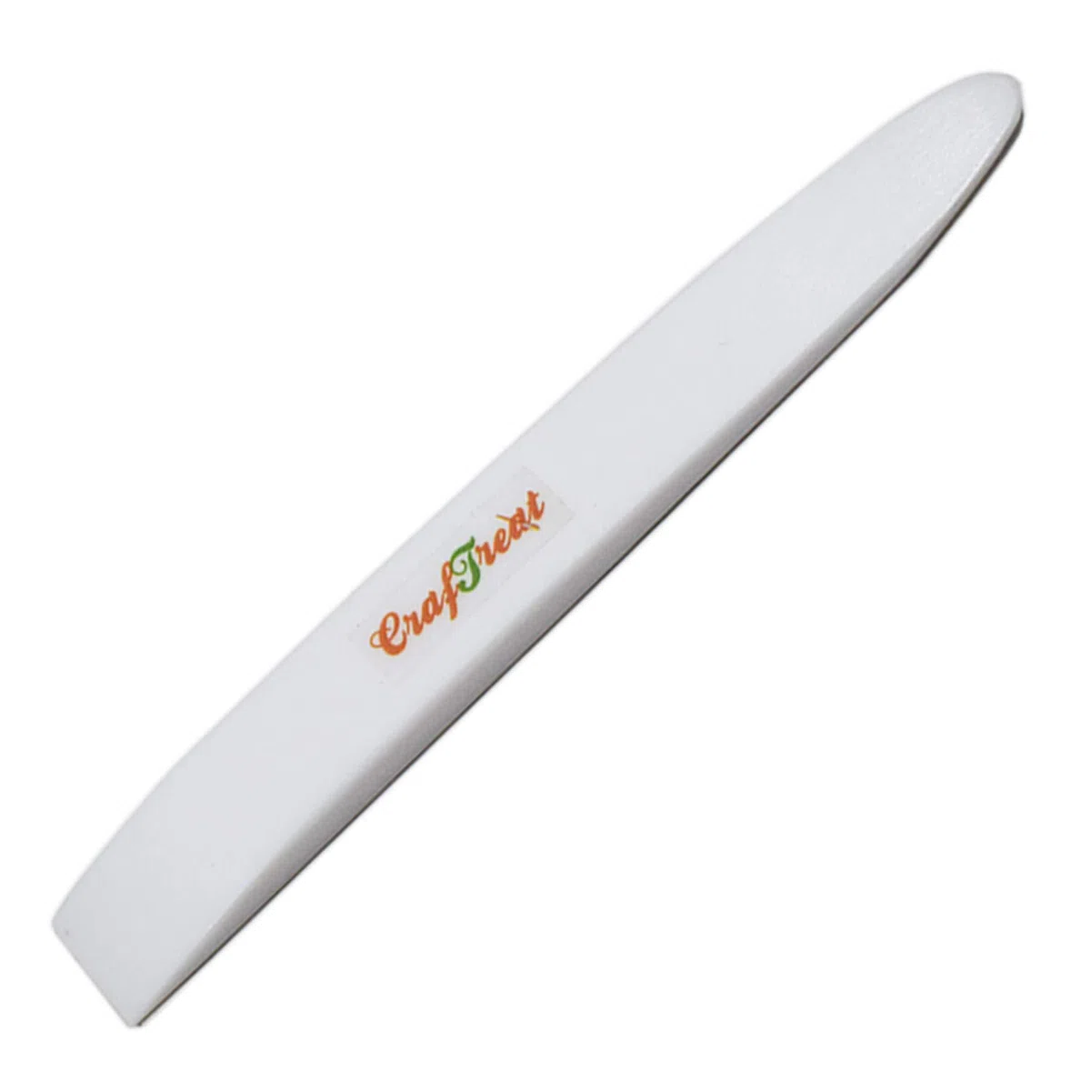 CrafTreat Teflon Falzbein aus knochen - Heber Falzbein - falzbein für papier - Ideal als Falz-, Rill- und Knickhilfe für Papiere, Bastelbuch
