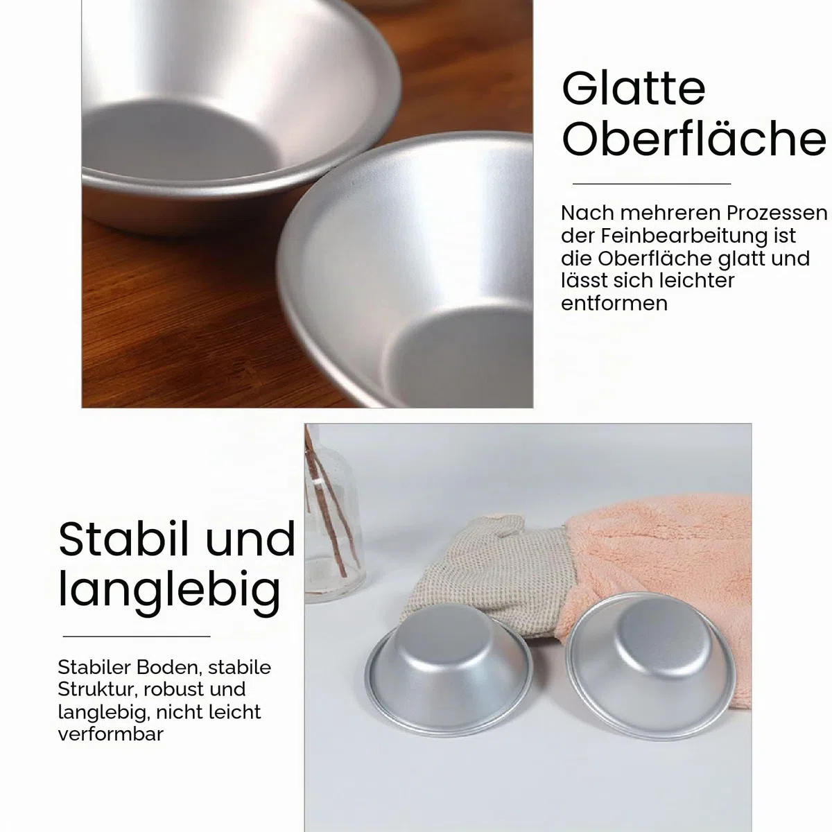 25 Stück Eier Torte Form, Pasteis de Nata Tartelette Förmchen Set, Aluminiumfolie Eierkuchenformen, Kleine Cupcake Kuchen Keksform Backförmchen, für Muffin Gebäck Eierkuchen