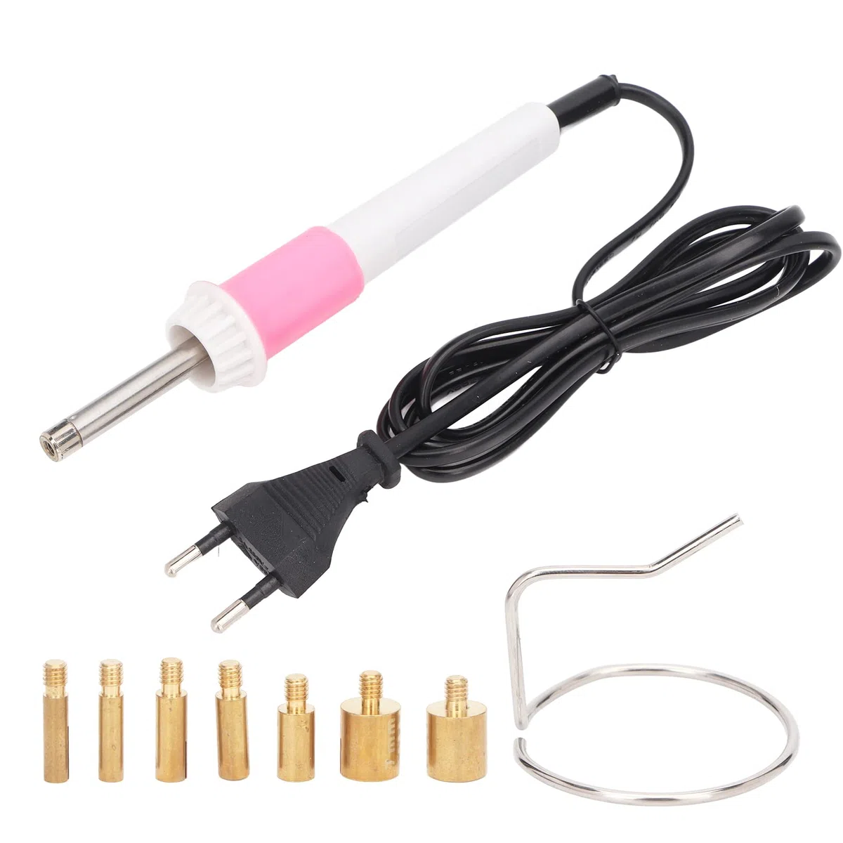 Qcwwy Hotfix-Applikator, DIY Hot Fix Setter Applikator Wand Tool Kit Set mit 7 Verschiedenen Größen Tipps DIY Crafts Hotfix Tool