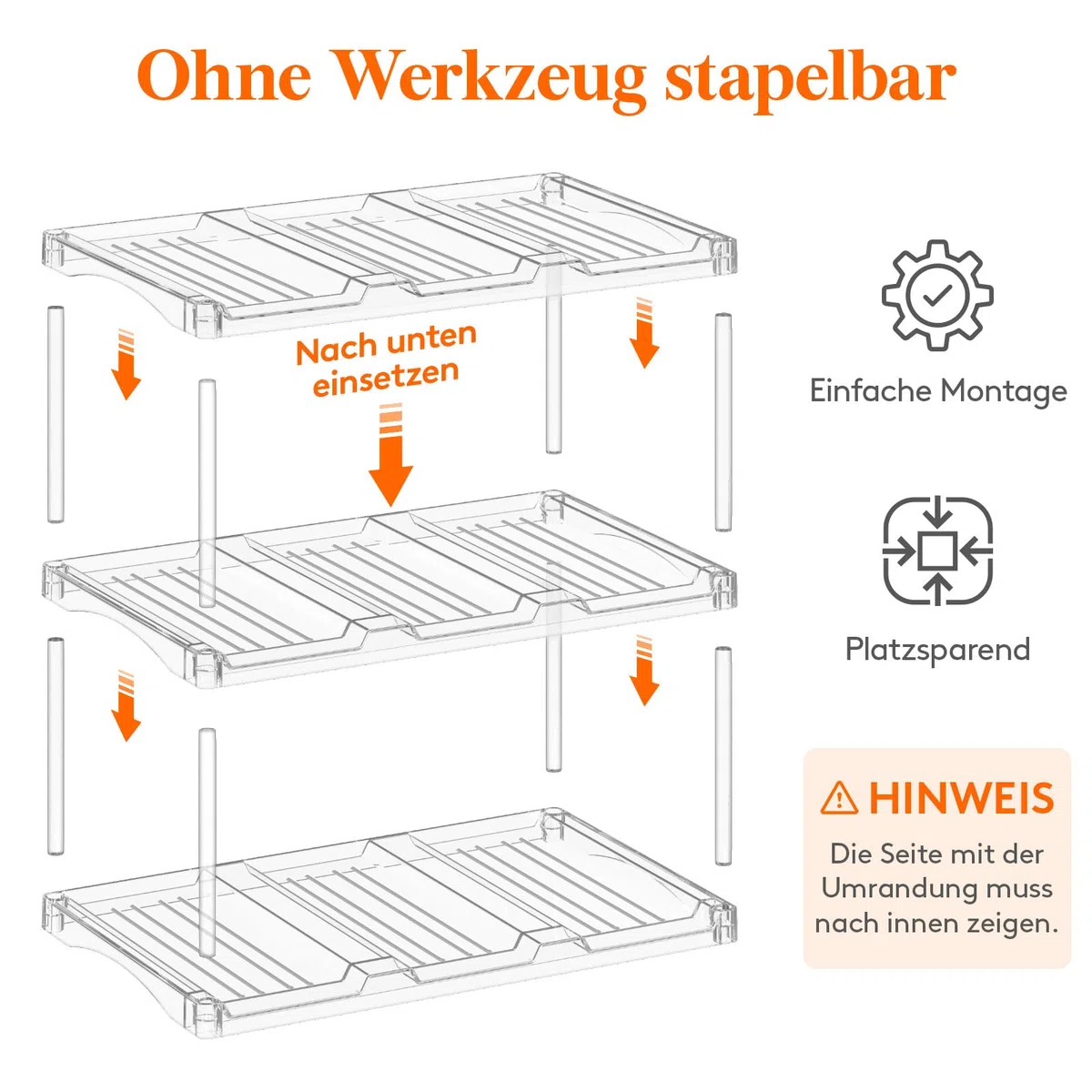Lifewit Stapelbarer Flaschenorganizer aus Kunststoff für Zuhause, Tumbler- und Becherhalter, Transparenter Flaschenständer für Wein, für Arbeitsplatte und Schrank, 3-stufig, Platz für 9 Flaschen