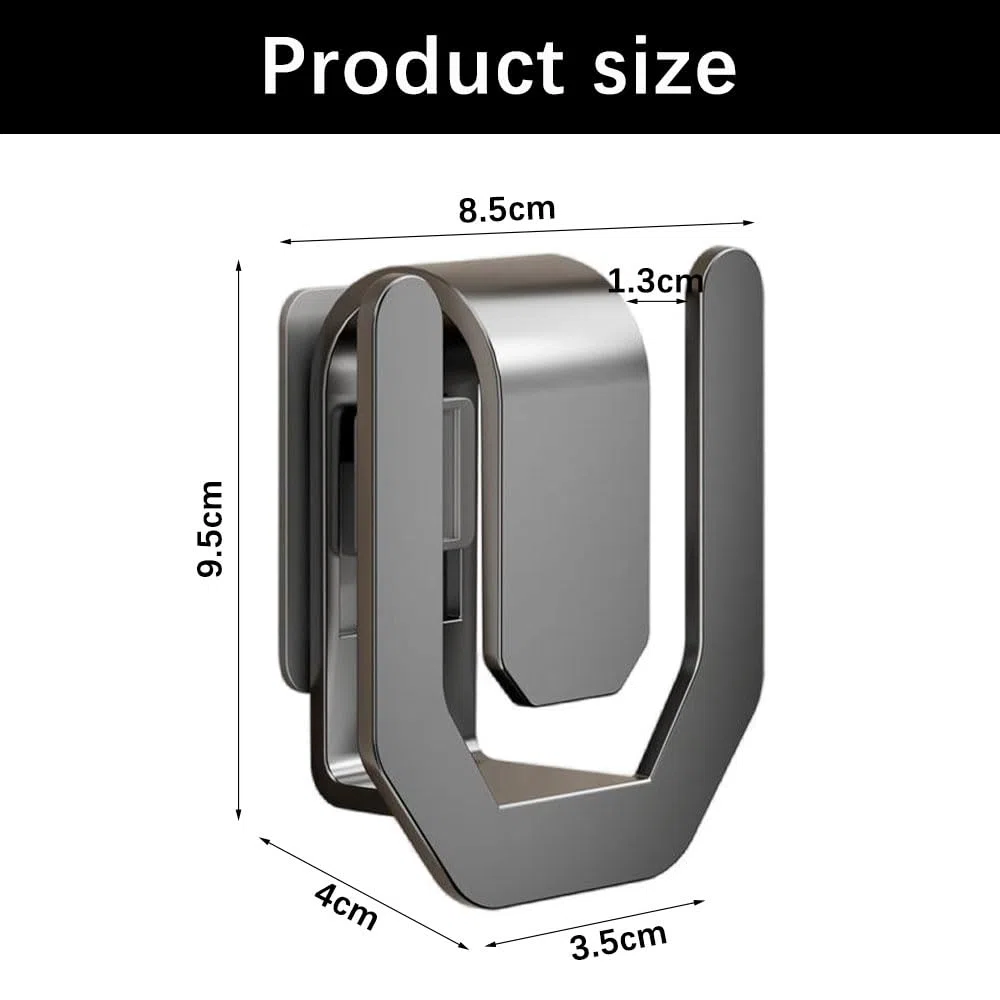 Schuhhalter Wand, 4 Stück Aufklebbaren Schuhregal zur Wandmontage Ohne Bohren Kohlenstoffstahl Schuh Regal Haken für Badezimmer, Schlafzimmer, Kleiderschrank, Flur