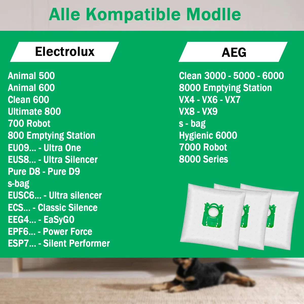 15 Staubsaugerbeutel für Swirl PH86 staubsaugerbeutel, Kompatibel mit AEG, Electrolux