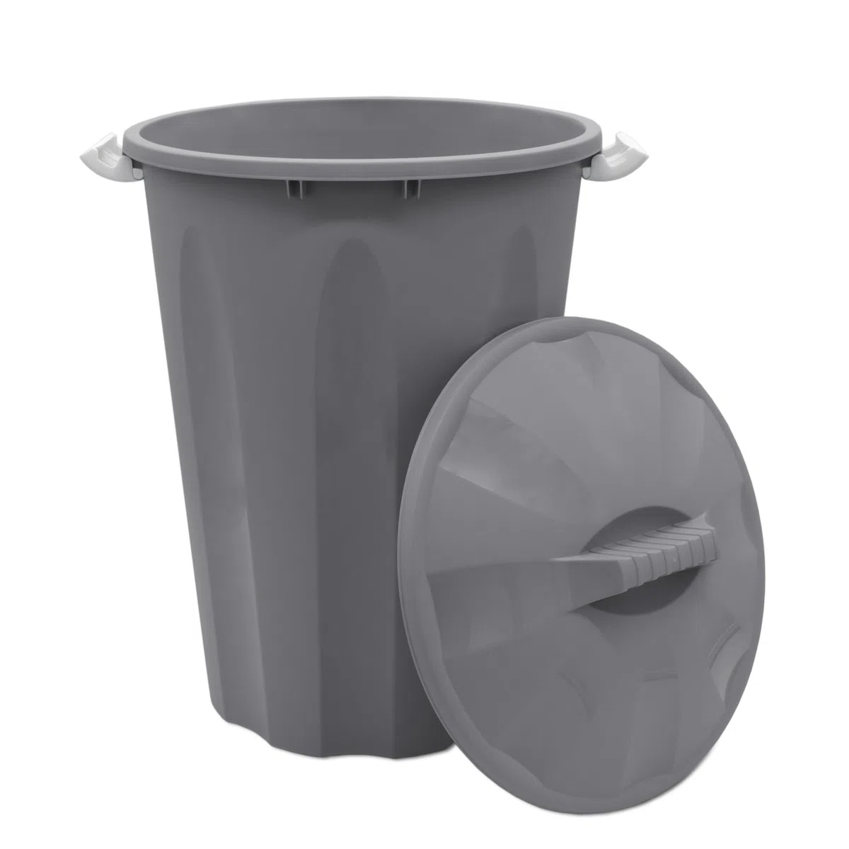 Spetebo Universal Maxitonne aus Kunststoff - 40 Liter - Allzweck Tonne mit Deckel farblich sortiert - Garten Mülltonne Regentonne mit Klickverschluss Abfalleimer Mülleimer