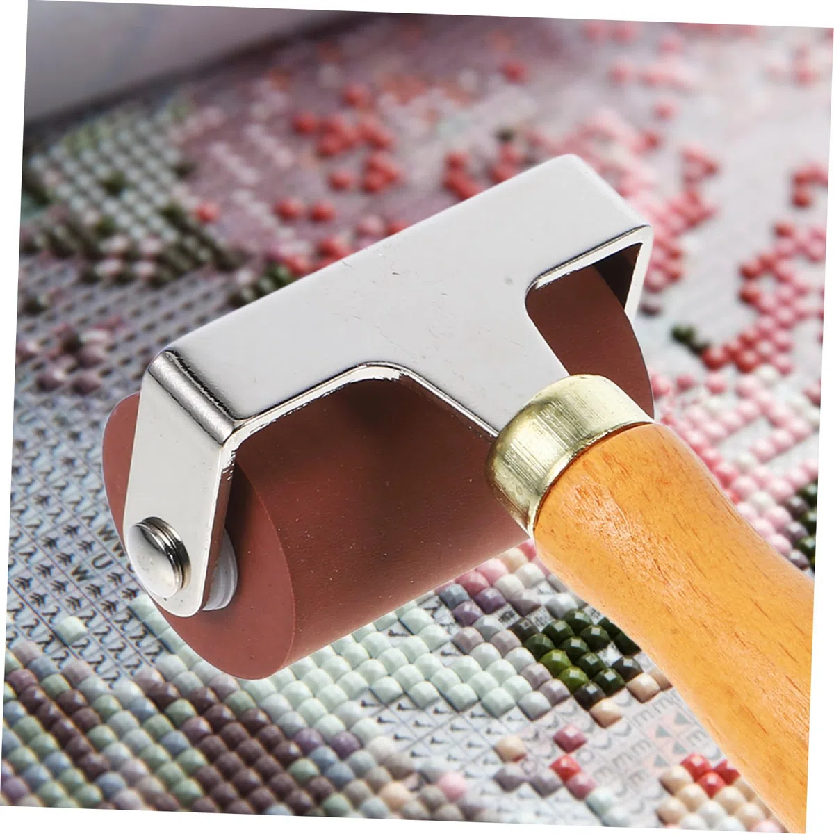 Tofficu Gummiwalze 5cm Druckwalzenwerkzeug für Kunsthandwerk Farbrolle Bastelwerkzeugrolle Vielseitig Glatt für Druckgrafik Scrapbooking