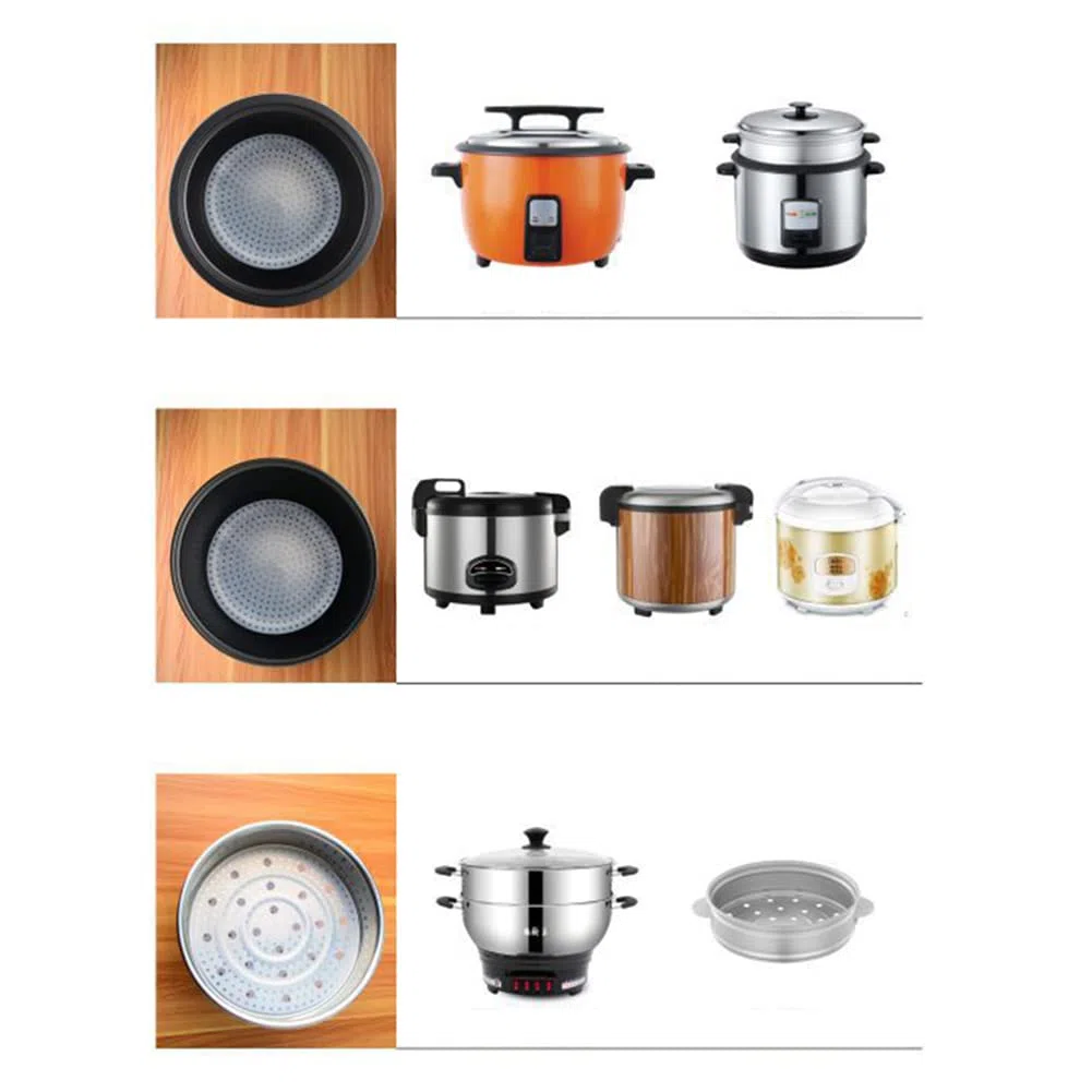 ZYWUOY Silikon-Reismatte, 35 cm Durchmesser Reiskocher brennfest Silikon-Pad Antihaft-Hitzebeständige Hot Pad für kommerzielle Reiskocher, Kochen, Knödel, Backen, Gebäck