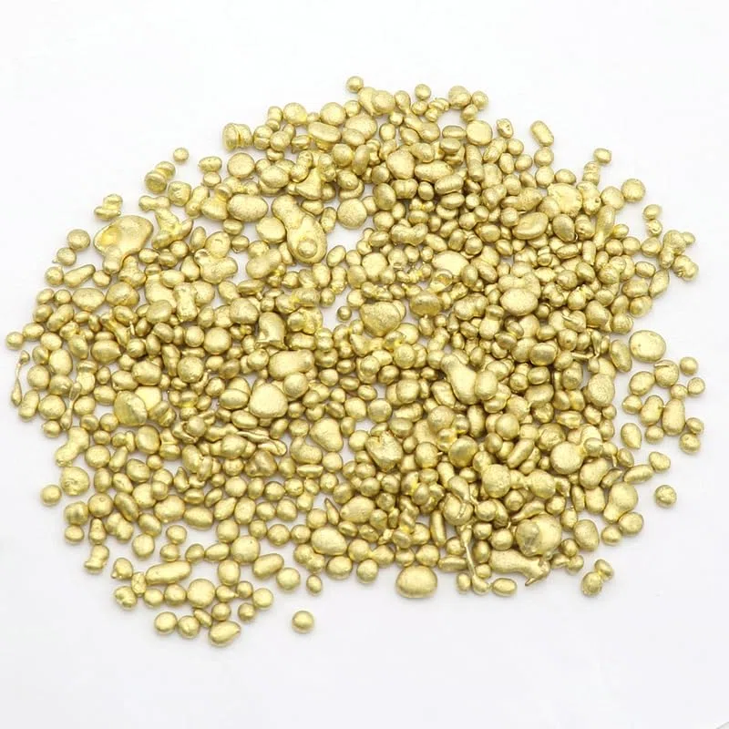 100/200/500G H75 Messing Granulat Schmuck Werkzeuge Messing Casting Körner Material Granulat DIY Handwerk Halsketten Anhänger Gießen (500G)