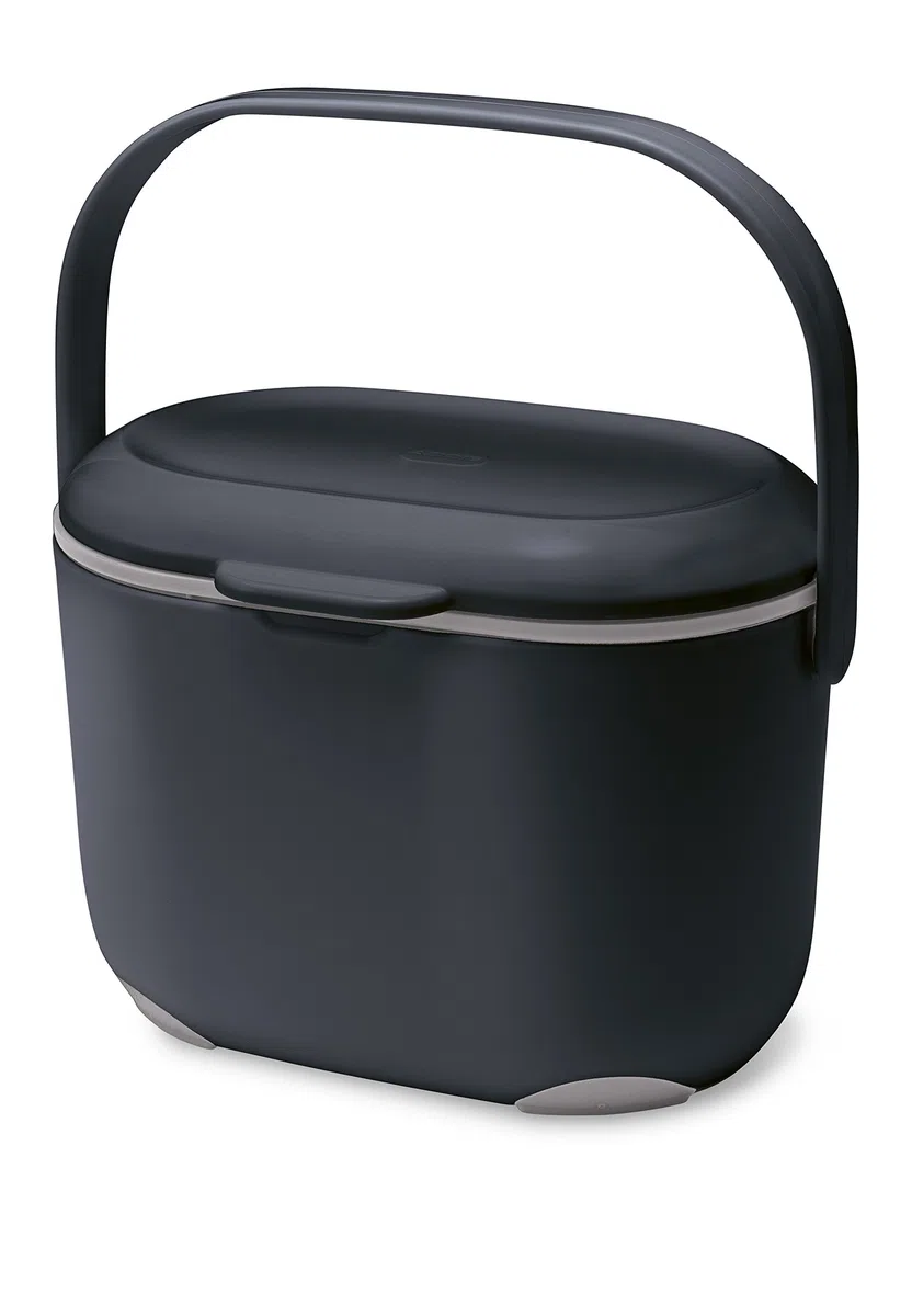 Addis Komposteimer für die Küche, 2,5 l, schwarz / grau, 2.5L