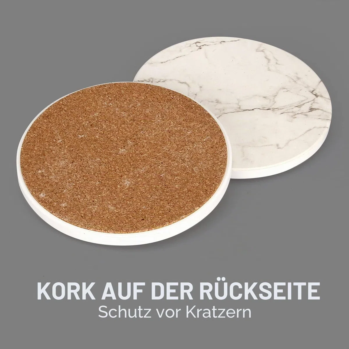 6 Stück Marmor Untersetzer Gläser mit Halter Keramik Getränkeuntersetzer Glas Untersetzer-Set Tischuntersetzer für Couchtisch Deko Stein Tassenuntersetzer Coasters for Home Decoration Kaffeetersetzer