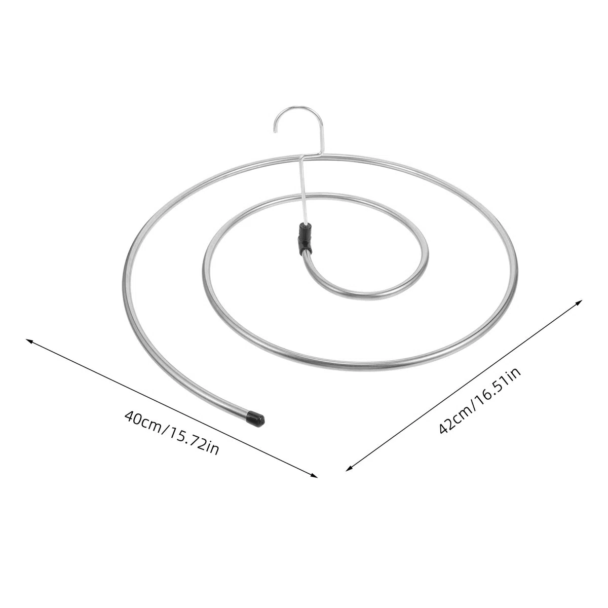 Outanaya 2 Stück Spiral Wäscheständer Für Bettwäsche Decken Und Badetücher Platzsparender Hängender Wäschebügel Mit Drehbarem Haken Für Haushalt Und Reise