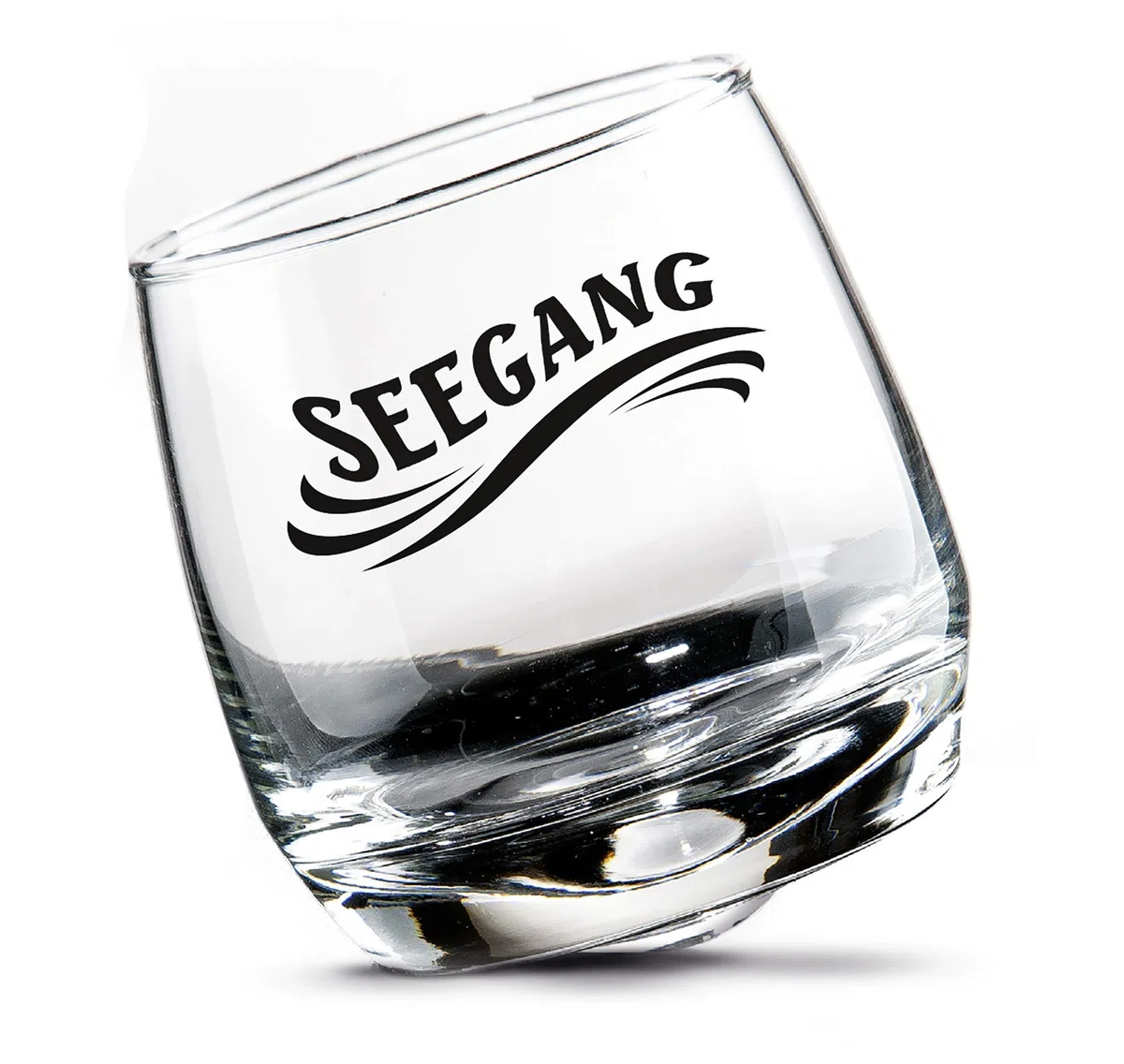 2 er Set Whisky-Gläser Rumgläser Wackelglas Schwenkglas in Geschenkbox Höhe 8,5 cm Durchmesser 7,5 cm 200ml Perfekt für Zuhause, Restaurants und Partys Spülmaschinenfest