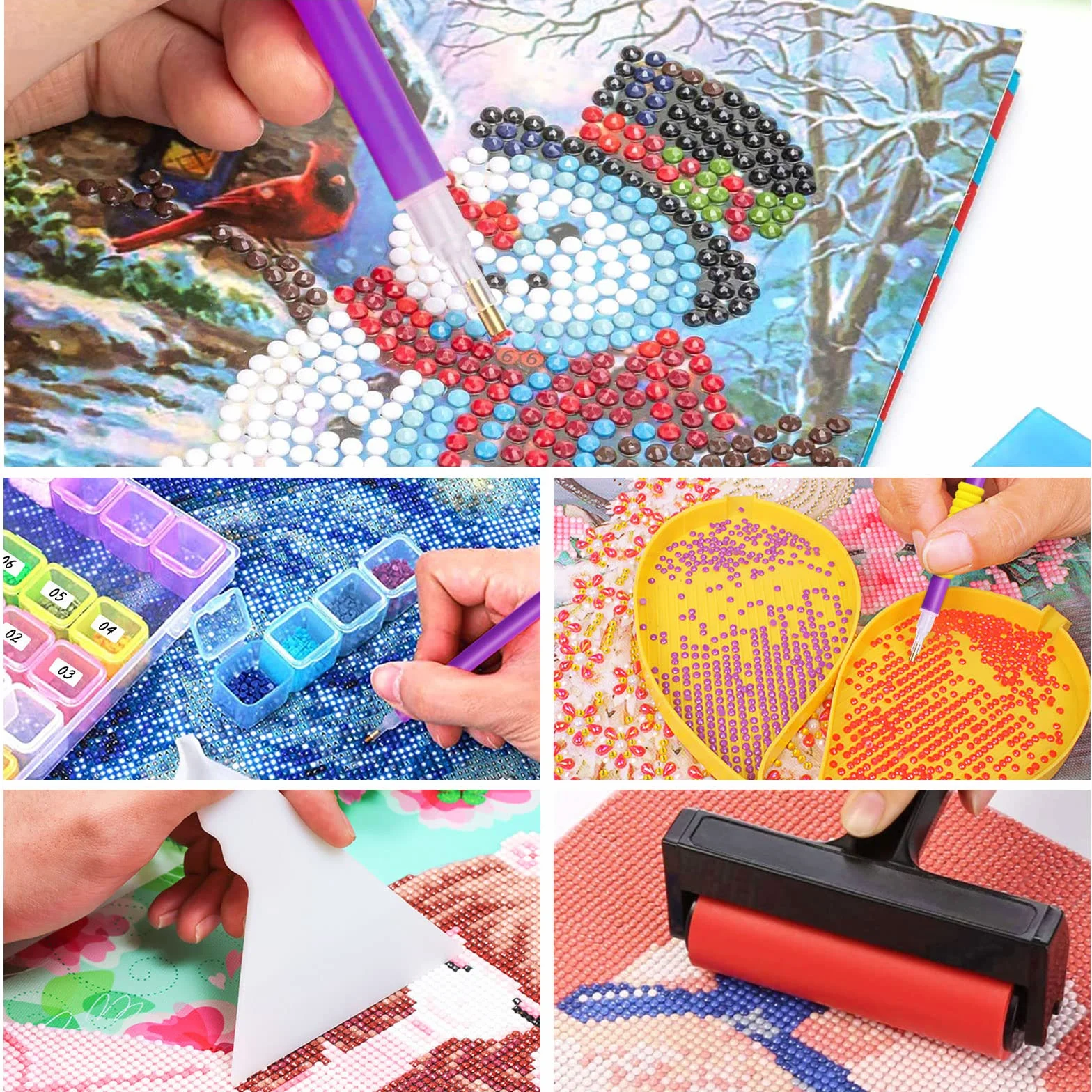 JOYBOY A4 Diamond Painting LED Licht,Einstellbare Helligkeit Diamant Painting Lichtplatten,mit USB Kabel Abnehmbaren Ständer,Ideal für 5D DIY Diamond Painting,Skizzieren,Designen