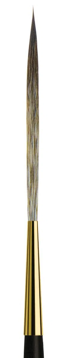 Da Vinci 706 Series Kurzstrichpinsel, Borsten, Schwarz, 13.5 x 0.25 x 30 cm