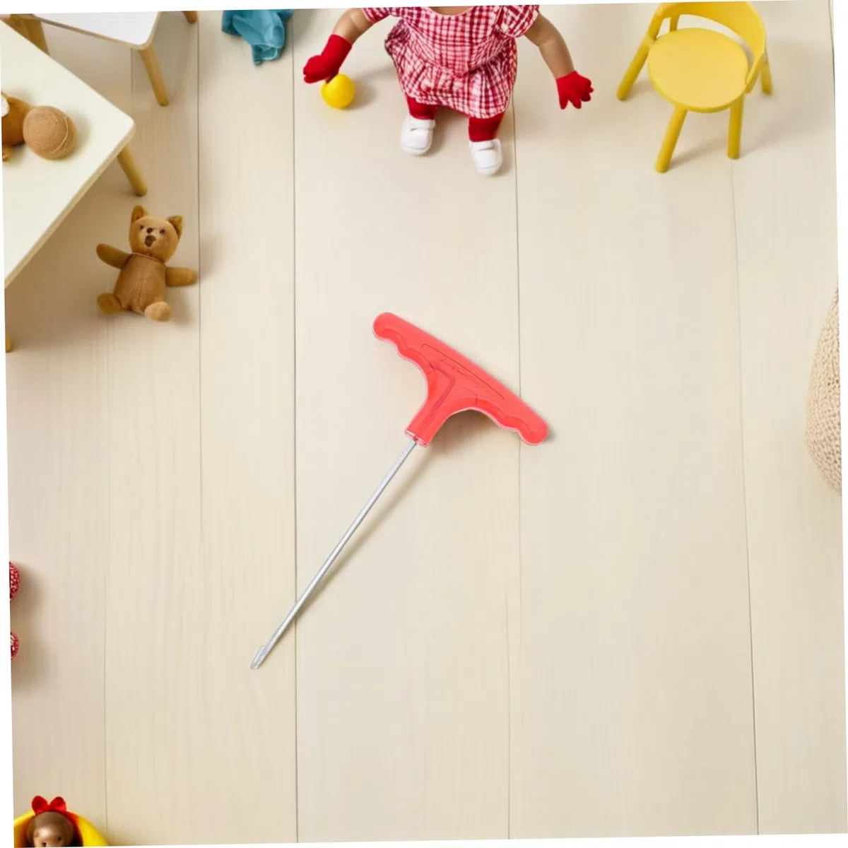 GARIOUANS Metall T Haken Puppenkopf Reparaturwerkzeug Präzise Poliert Schützt Details Langlebig Für Bjd Puppen DIY Kopf und Augenwechsel Zubehör