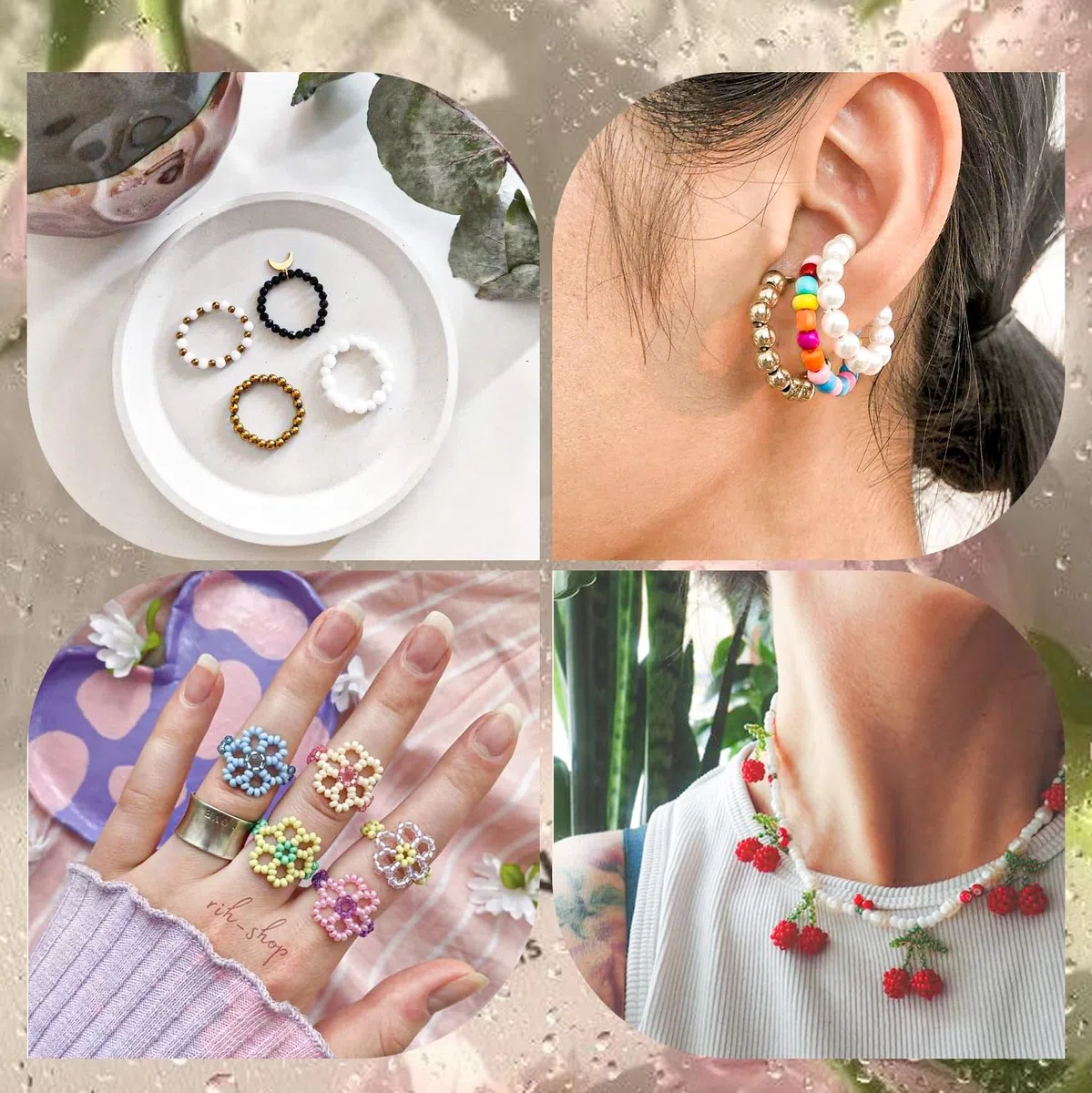 45000 Stück 3mm Perlen für armbänder 8-teiliges Boxset,96 Typ Schmuckherstellung Set mit Buchstabenperlen,für Schmuck Freundschaftsarmbänder & DIY Basteln, Armband, Halsketten, Geburtstag，