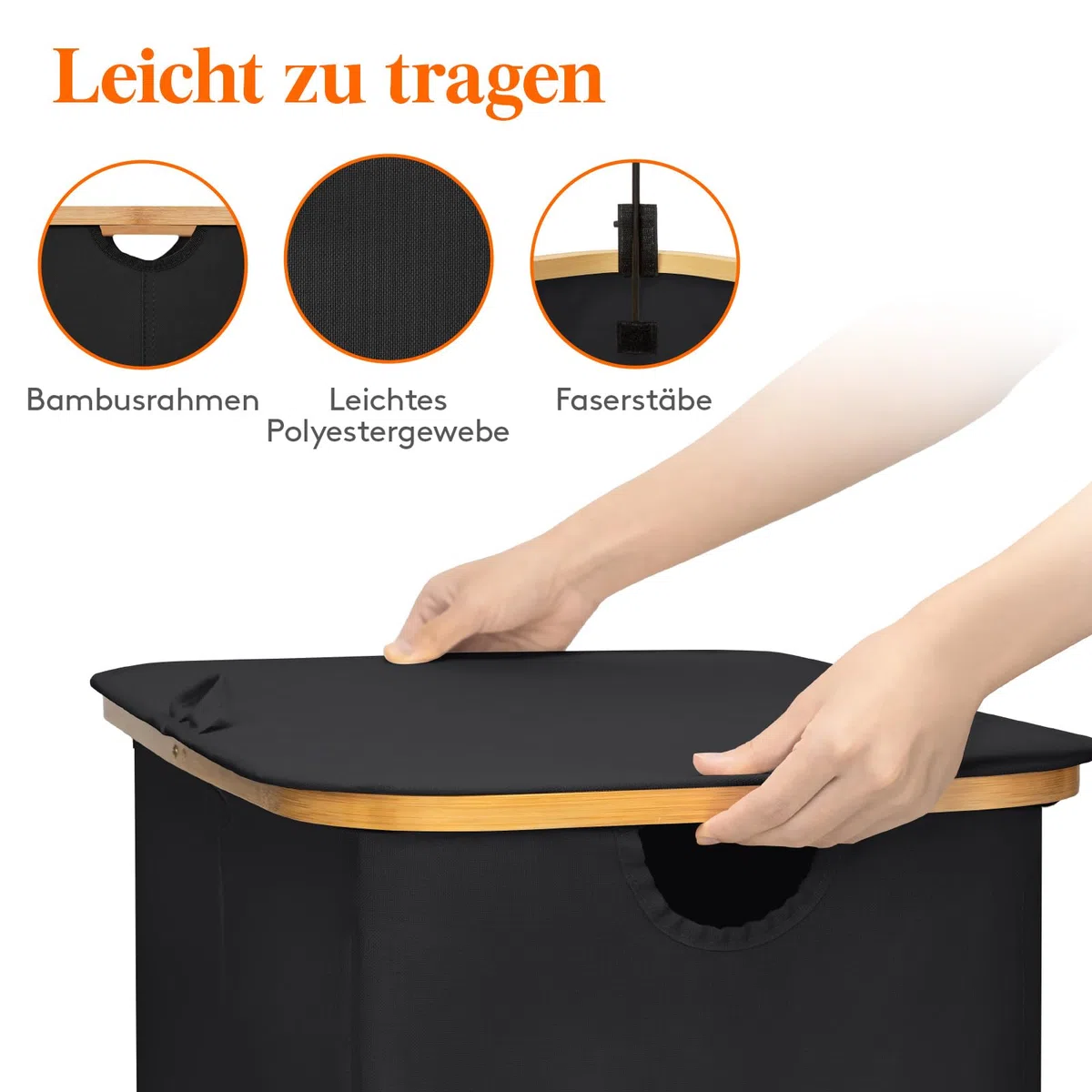 Lifewit 120L Pfandflaschen Sammelbehälter 2 fächer mit Deckel, Groß Pfandflaschen Behälter 2 Tragetasche für ErhaltenFlaschensammler eignet sich für Küche, Küche Abstellraum Flaschentasche, Schwarz