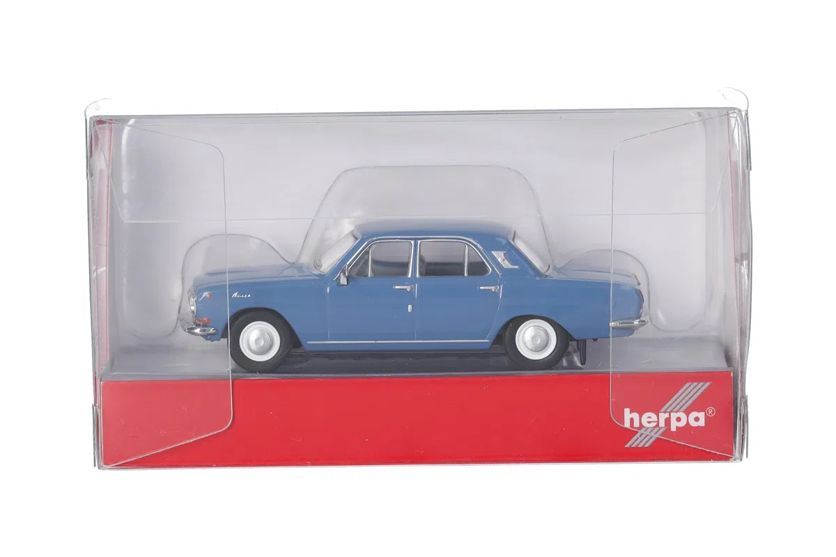 Herpa Modellauto Wolga M 24, Miniatur im Maßstab 1:87, Sammlerstück, Made in Germany, Modell aus Kunststoff