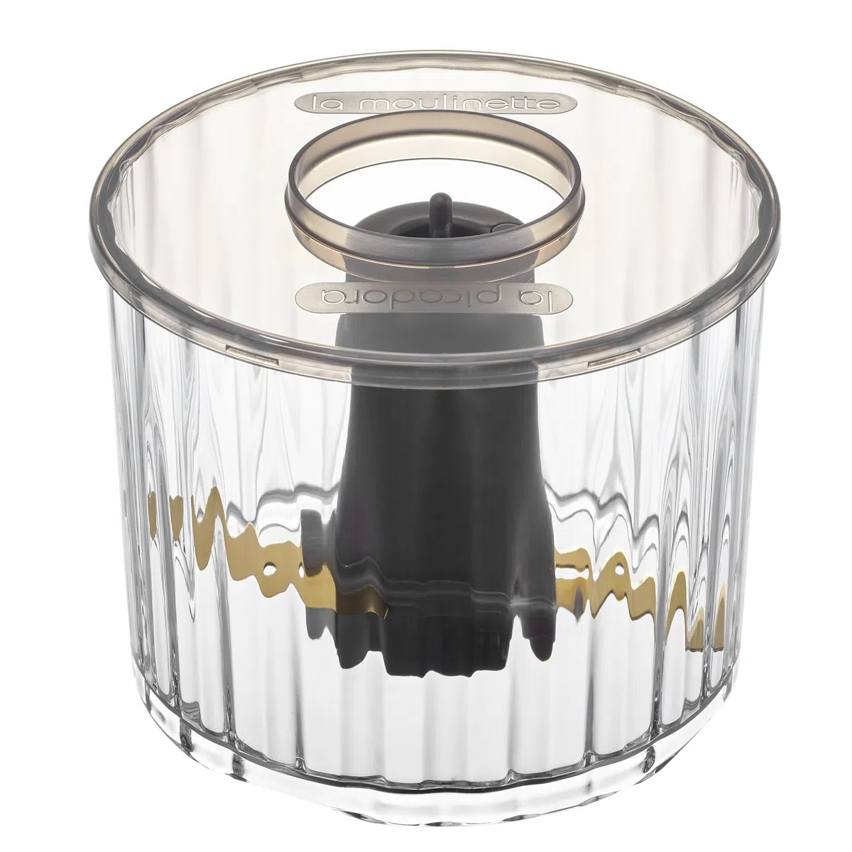 Moulinex La Moulinette Ultimate, Elektrischer Zerkleinerer, 350 g bzw. 550 ml Fassungsvermögen, 5 Funktionen, 1000 Watt, Schwarz, DP810810