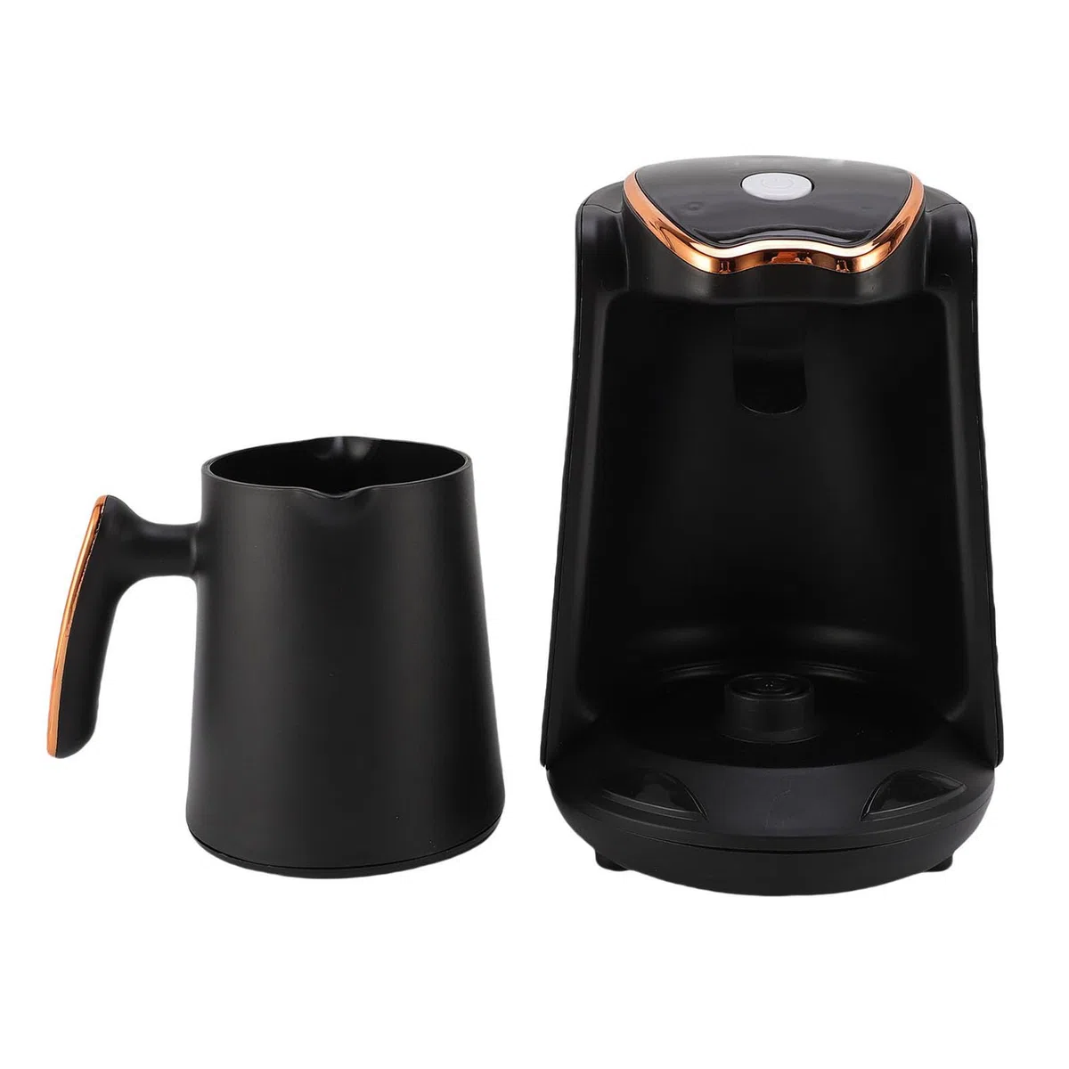 Türkische Kaffeemaschine, 600 W Kaffeemaschine mit 4 Tassen Kapazität, Anti Überlauf, Trockenes Verbrennen, Zuhause, Büro (EU -Stecker 220 V)