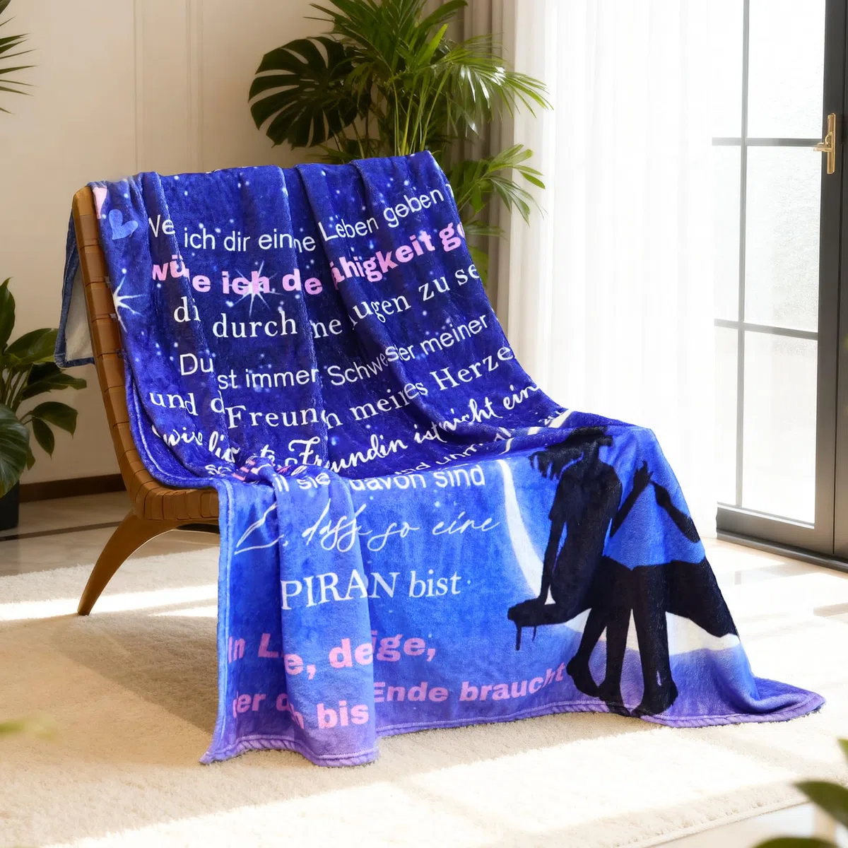 PRSTENLY Beste Freundin Geschenke, Geburtstagsgeschenke für Freundin, Flanell Decke Geschenke für Freundin Freundschaft, Weihnachten, Hochzeit Geburtstagsgeschenke für Frauen