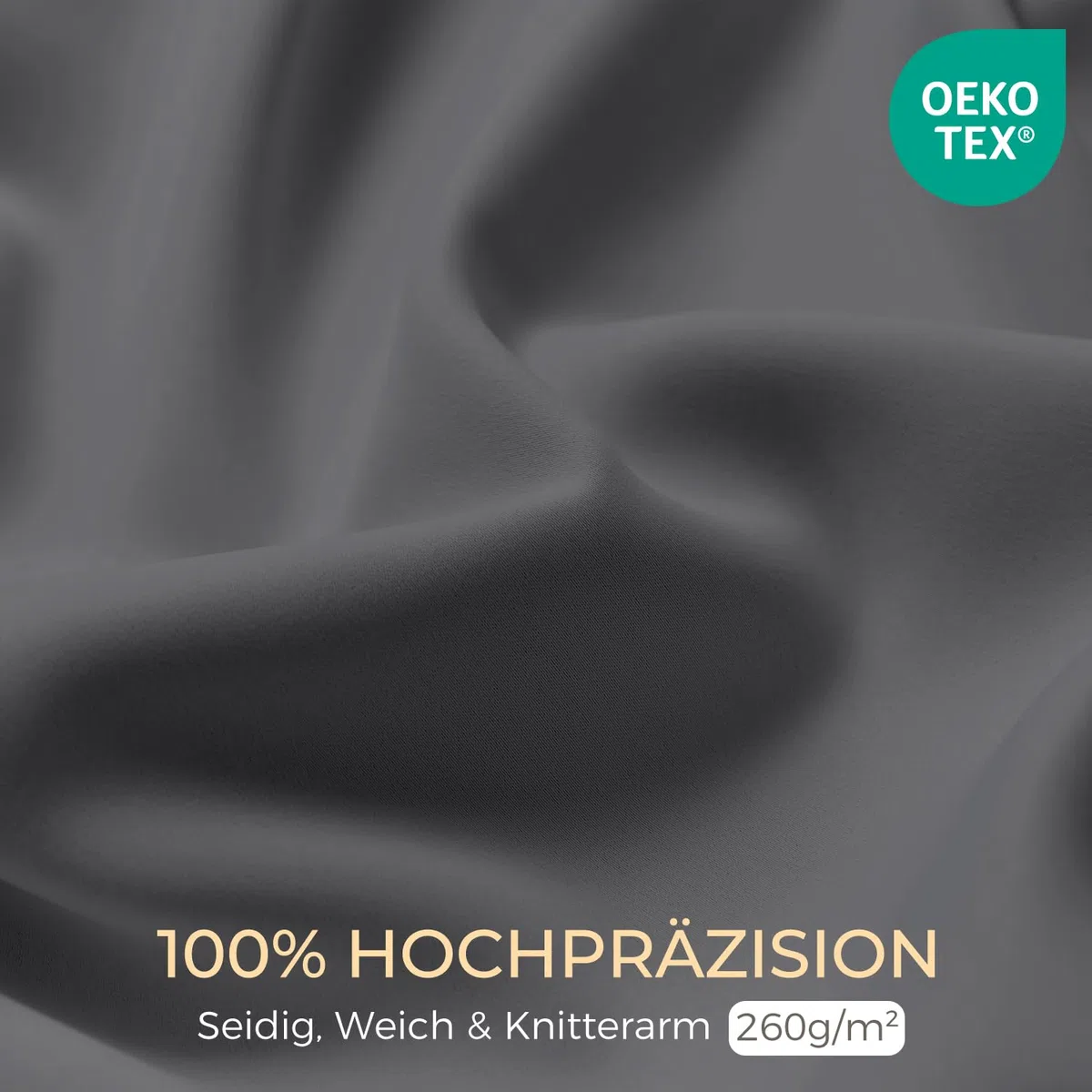 Verdunklungsvorhänge mit Ösen Gardinen 2er Set, Thermovorhang Hitzeschutz Vorhänge Blickdicht Kurz Dunkelgrau, Ösenvorhang für Schlafzimmer Wohnzimmer Blackout Curtain H 140 x B 120