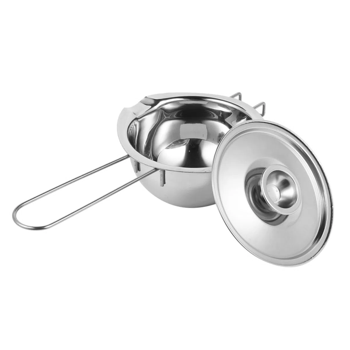 Garneck Schmelzschale Und Schokoladenschmelztiegel Aus 304 Edelstahl Mit Deckel Wasserbad Wärmer Für Butter Käse Desserts Kompakt Und Gleichmäßig Erhitzend