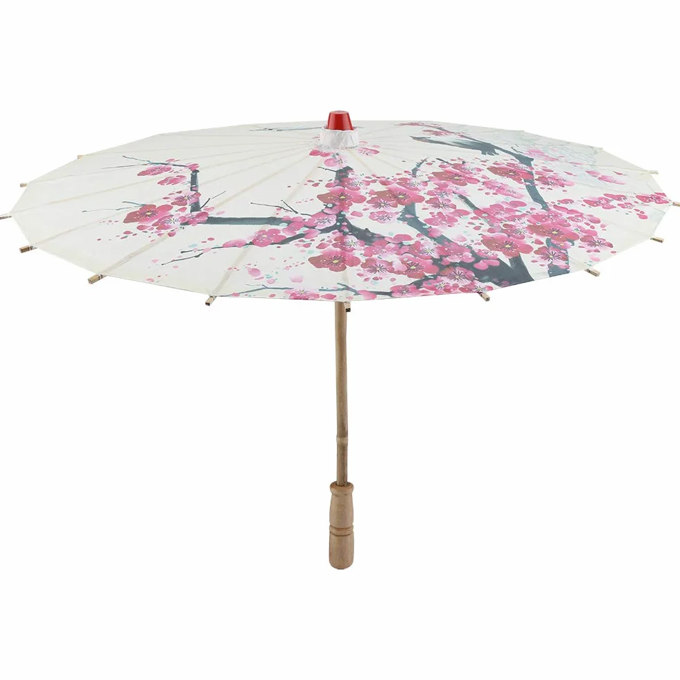 Yctze Sonnenschirm, Kleine Handgefertigte Regenschirme aus ?ltem Papier Chinesische Kunst Klassischer Tanzregenschirm Pflaumenbl¨¹te Japanische Regenschirme f¨¹r Frauen