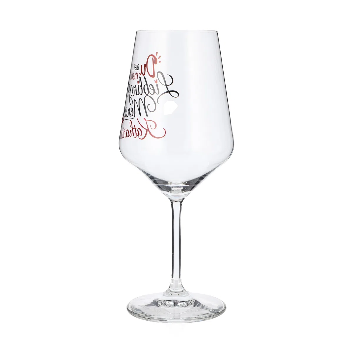 Weinglas Mein Lieblingsmensch personalisiert mit Name 530 ml Geschenke zum Geburtstag Weihnachten für Mama Papa Oma Opa Schwester Bruder Freundin Weinliebhaber