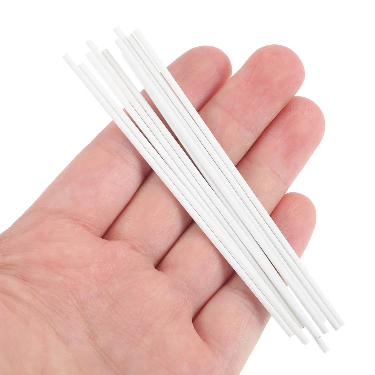 TEHAUX Hängende Brennstäbe aus Aluminiumoxid 10 cm – Hochtemperaturbeständig für sicheres Aufhängen von Keramikschmuck im Brennofen – for Heimwerkstatt, Töpfer*innen, DIY-Keramik-Brennen