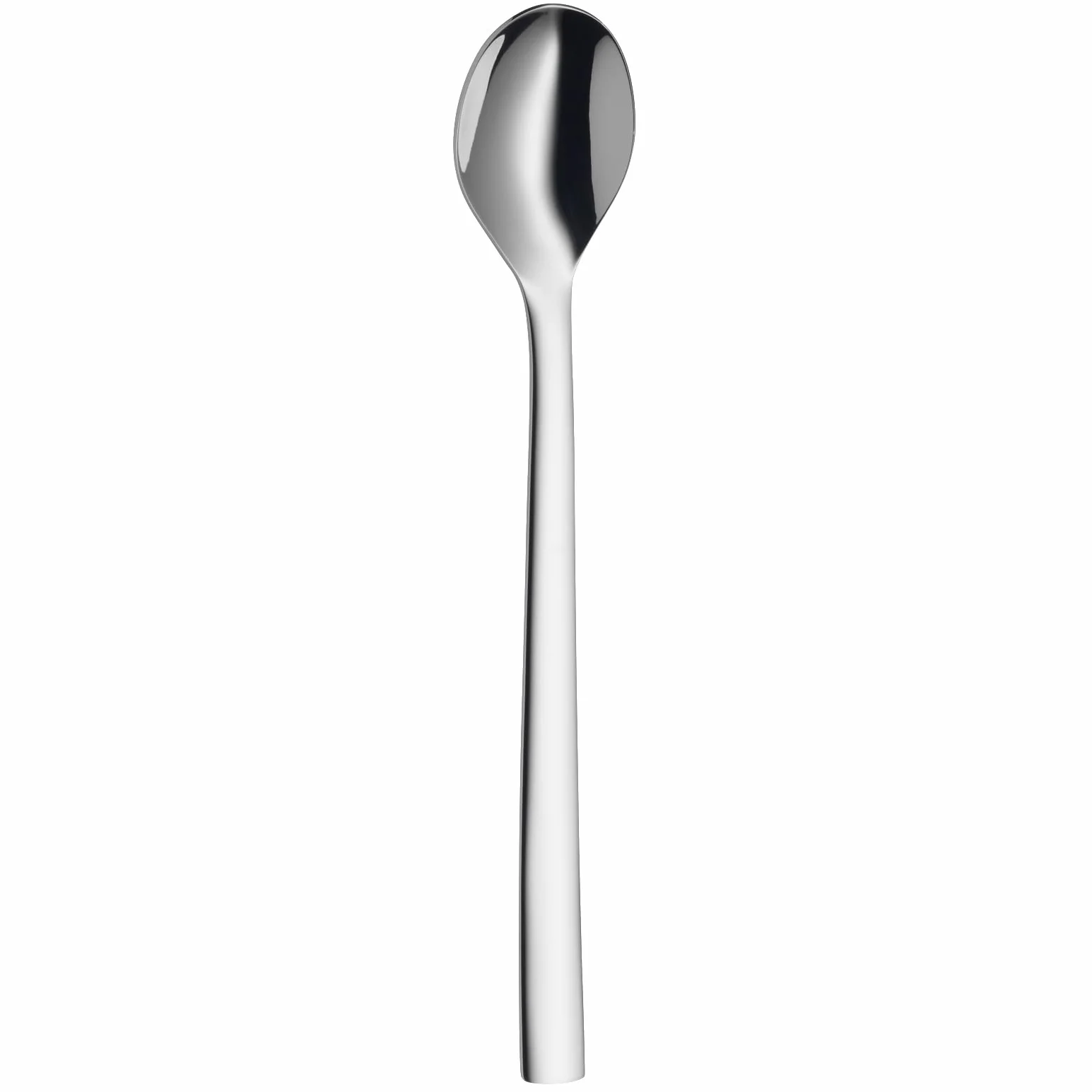 WMF Nuova Latte Macchiato Löffel Set 6-teilig, lange Löffel 19 cm, Joghurtlöffel, Cromargan Edelstahl poliert, spülmaschinengeeignet