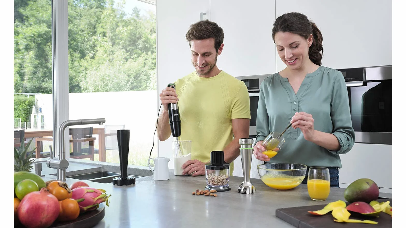 Braun Edelstahl-Schneebesen Aufsatz MQS 050 BK mit EasyClick Plus System - Zubehör für Braun Stabmixer MultiQuick 7 und 9, BPA-frei, Schwarz