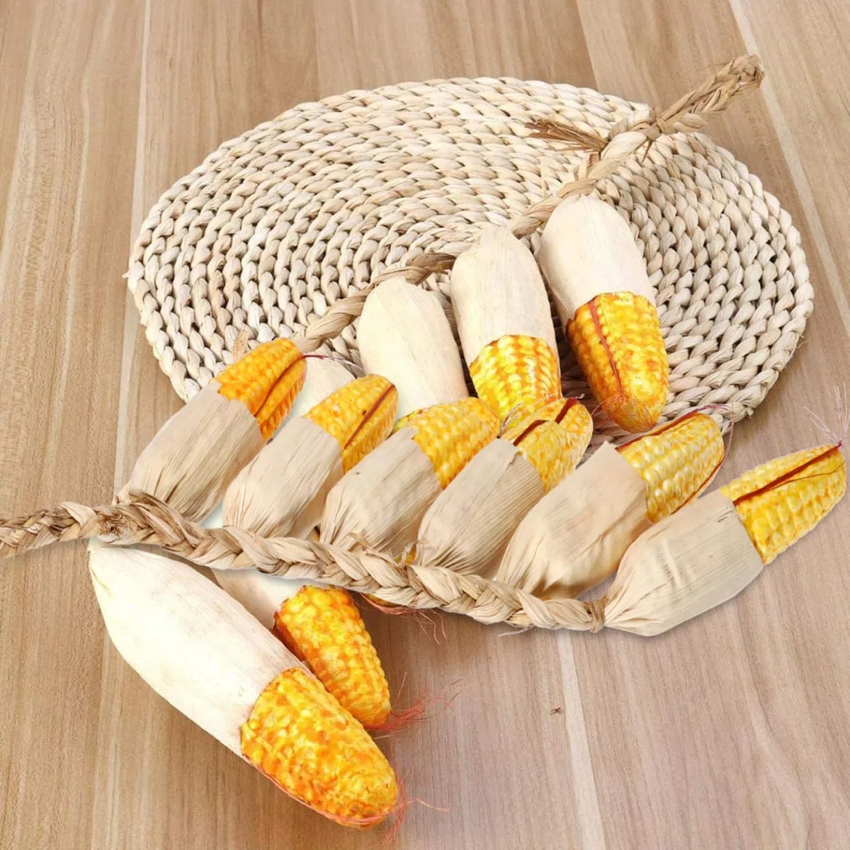 Homoyoyo Künstliche Maisspieße Set 3 Stück Mais Ornament Deko Gemüse Für Zuhause - Und Stabil