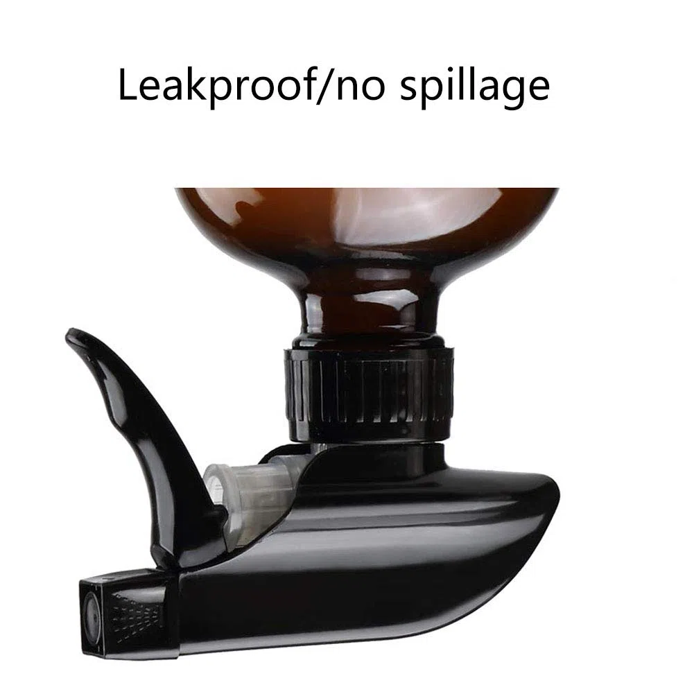 Braunglas Sprühflasche, Leere Sprühflasche Glasflasche mit Verstellbare Sprühkopf für Pflanzen Friseur Küche Reinigungsmittel (2 x 500ml)