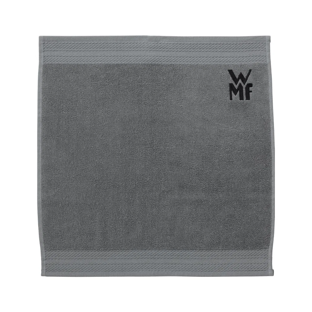 WMF Küchenhandtuch-Set 3-teilig, Baumwolle Küchentücher, 2 Geschirrtücher, 1 Handtuch, Geschirrhandtuch, geprüft auf Schadstoffe, fusselfrei, besonders weich, Logo