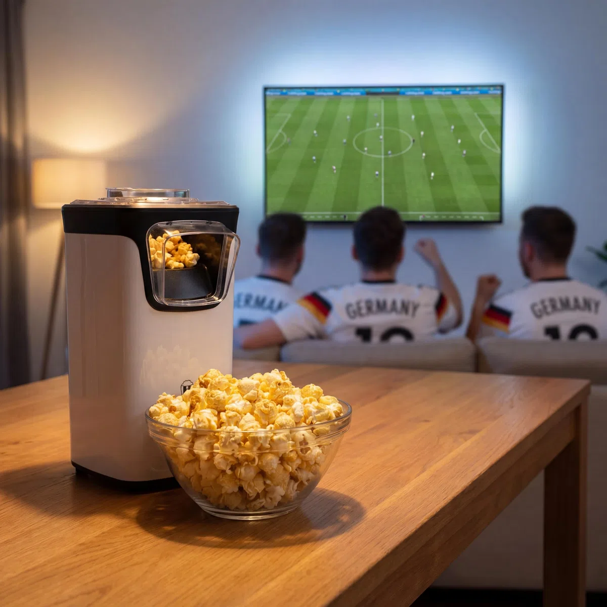 Princess Heißluft-Popcornmaschine – Frisches Popcorn in 3 Minuten, fettfreier und kalorienarmer Snack, schnelle und einfache Zubereitung, ideal für Zuhause und Partys 1100 Watt