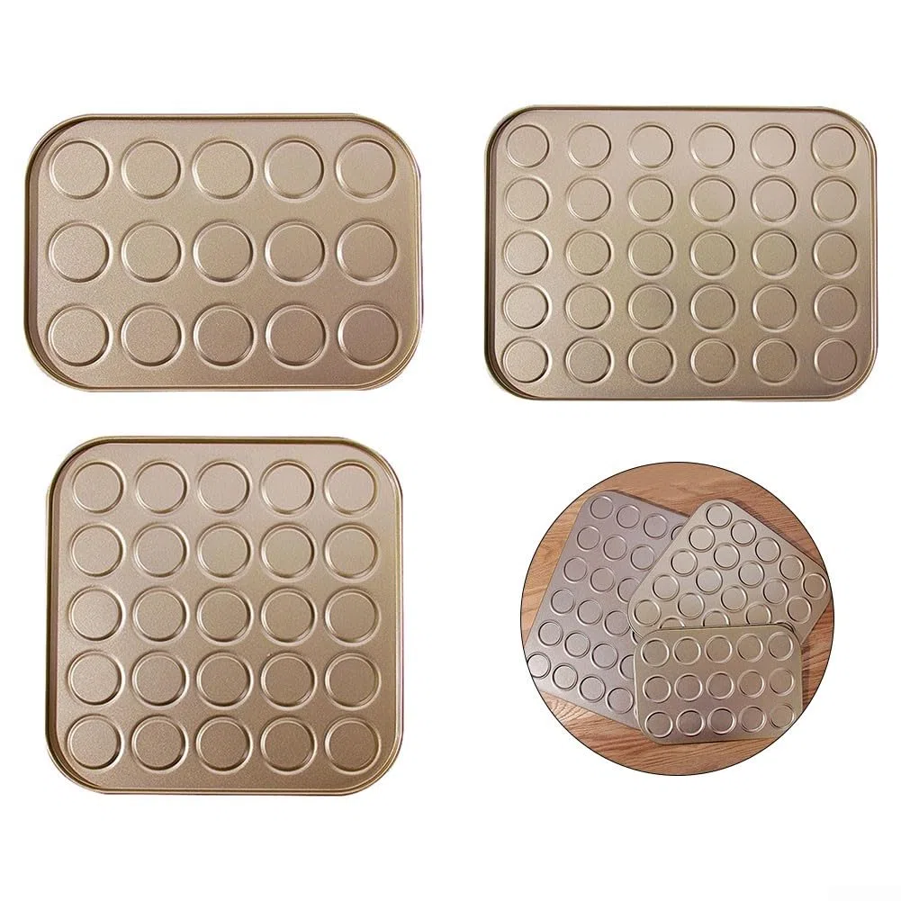 Macaron Backmatte, 30 Löcher, DIY Schokolade Gebäck Keks Macaron Backblech Ofen Backformen Blech Matte Bakeware Backwerkzeuge