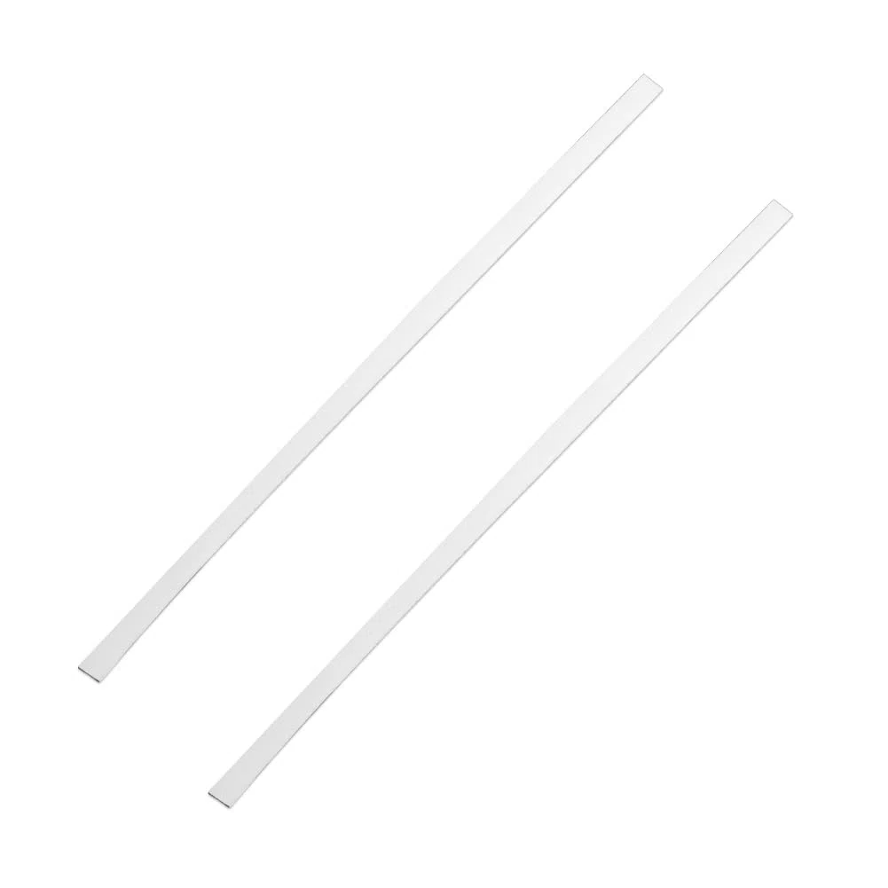 BENECREAT 2 Stück 77x2.5mm 925 Sterlingsilber Blech, Rechteckiges Silber Blanks, Kleine Silber Flache Bleche für Schmuckherstellung DIY Handwerke