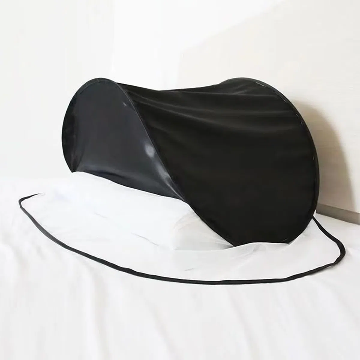 Bettzelt - Sleep Pod Head Zelt, lichtblockierendes Baldachin | Faltbares atmungsaktives Sichtschutzzelt für Reisen, Meditation, lichtempfindliche Schläfer, tragbares Indoor-Nickerchenzelt