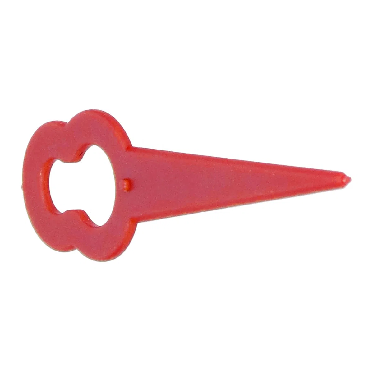 Trimmer -Kunststoffschneiderblätter, 100 -teilige Trimmer -Ersatzwerkzeuge Zum Schneiden von Gras, Glatt und Sicher mit Kürbischem Design (Rot)