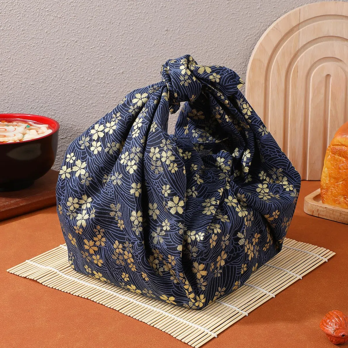 EPIGEIST Japanischer Geschenkverpackungsstoff aus Hochwertiger Vielseitiges Furoshiki Tuch Umweltfreundlich Schadstofffrei für Bento Boxen Geschenke und Reisen