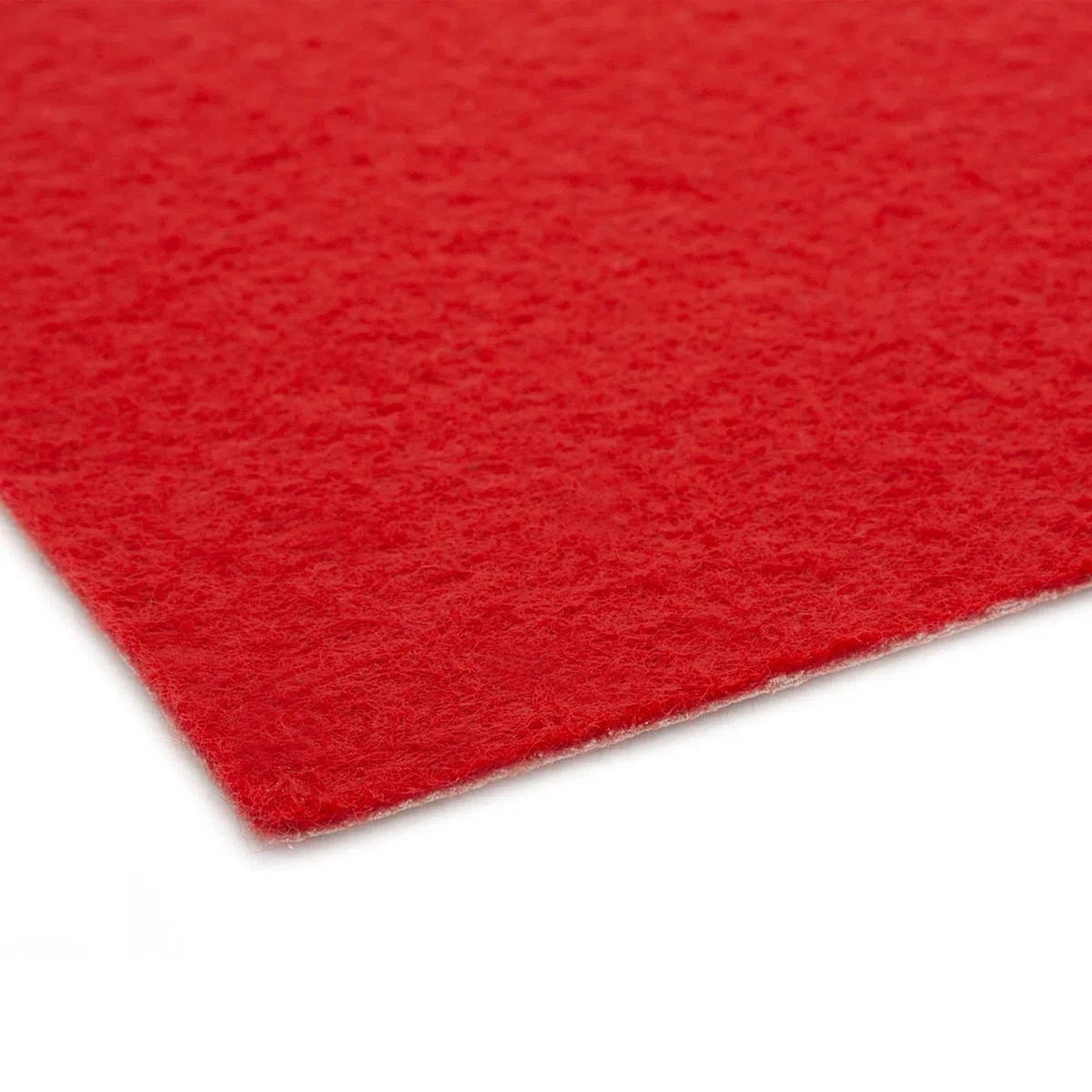 Primaflor Hochzeitsläufer Podium | Rot | 1,00m x 2,00m | 2 mm hoch | B1 CFL-S1 | Nadelvlies Meterware | rutschsicherer Event-Teppich für Trauung, Hochzeit, Empfang & Feier