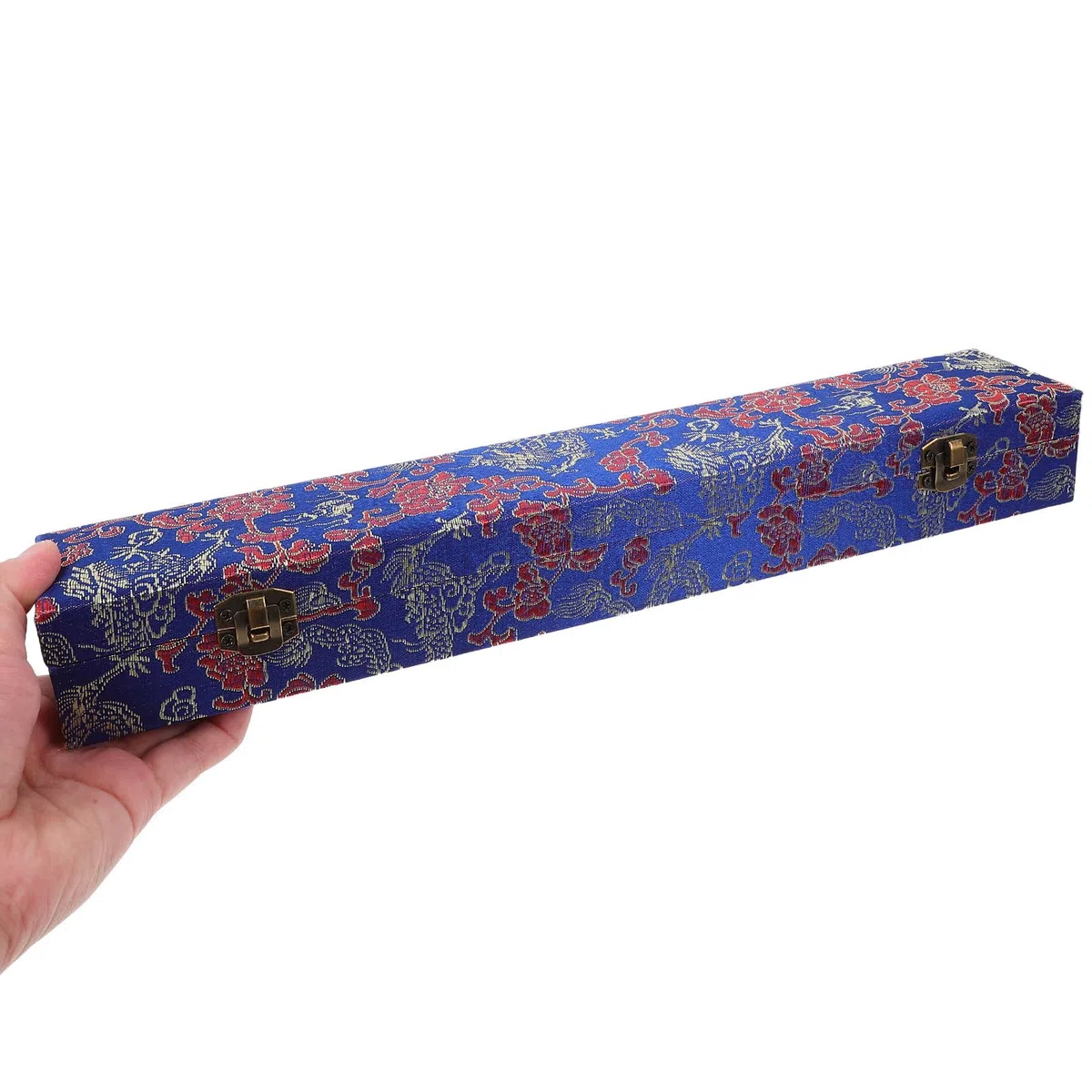 Aufbewahrungsbox für Chinesische Schriftrollen mit Feuchtigkeitsabweisendem Material und Muster Aufbewahrung für Kalligrafiearbeiten und Rollbilder für Künstler Zufälliger Stil