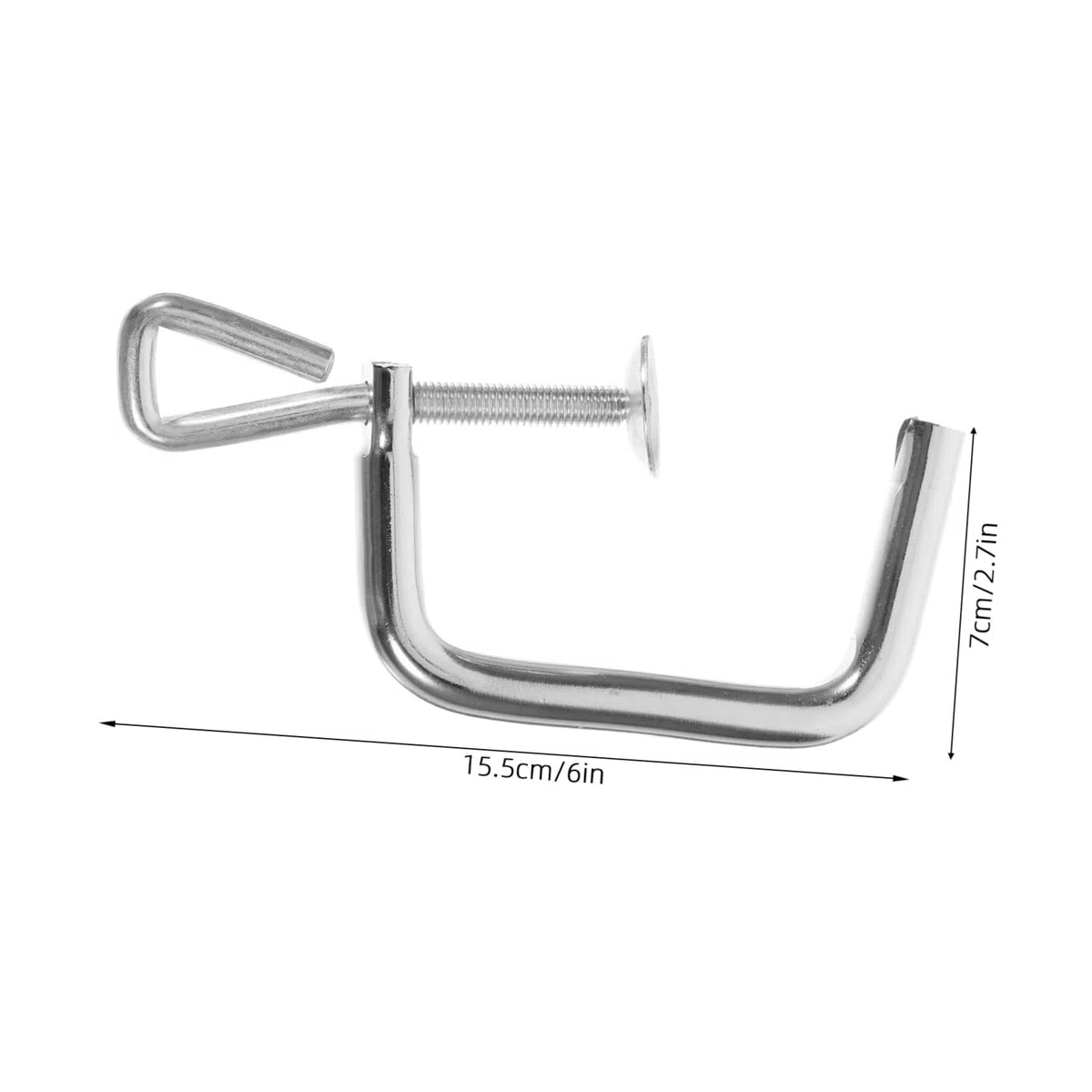 Ciieeo Universeller Pasta Maker Fixierclip 6.10X2.76X0.39In Metallklemme Zur Stabilen Befestigung Von Nudelmaschinen Ersatzteil Für Küche Und Haushalt