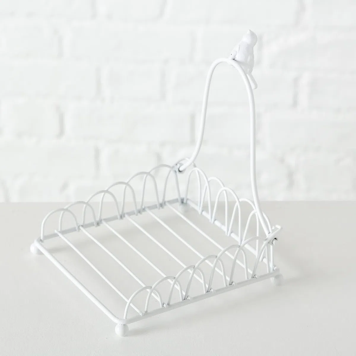 BOLTZE Serviettenhalter 2-er Set Eisen Weiss