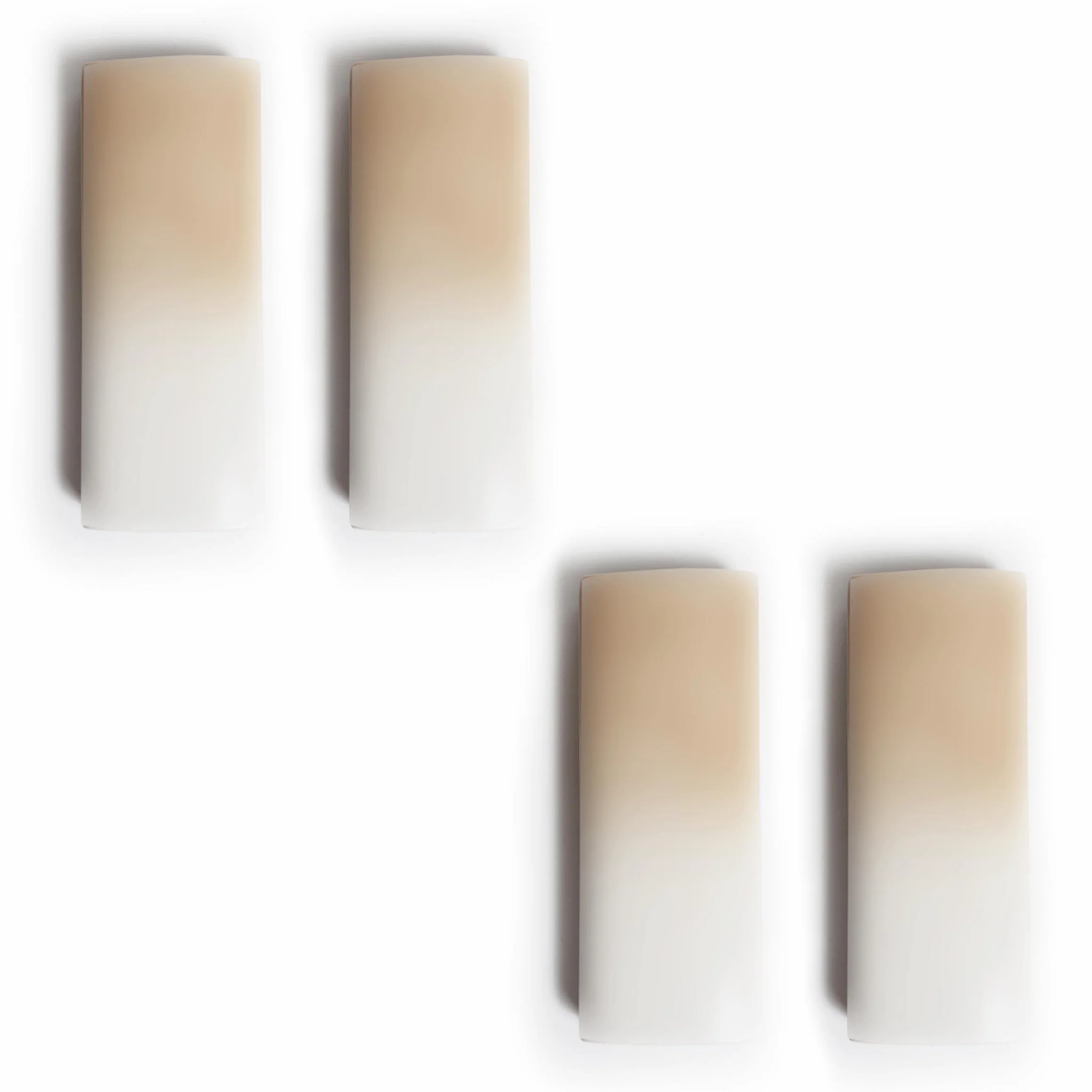 Luftbefeuchter 4-teiliges Set aus Keramik GRADIENT flach zur Befestigung am Heizkörper Heizung Wasserverdunster Diffuser Wandvase 332 a1681