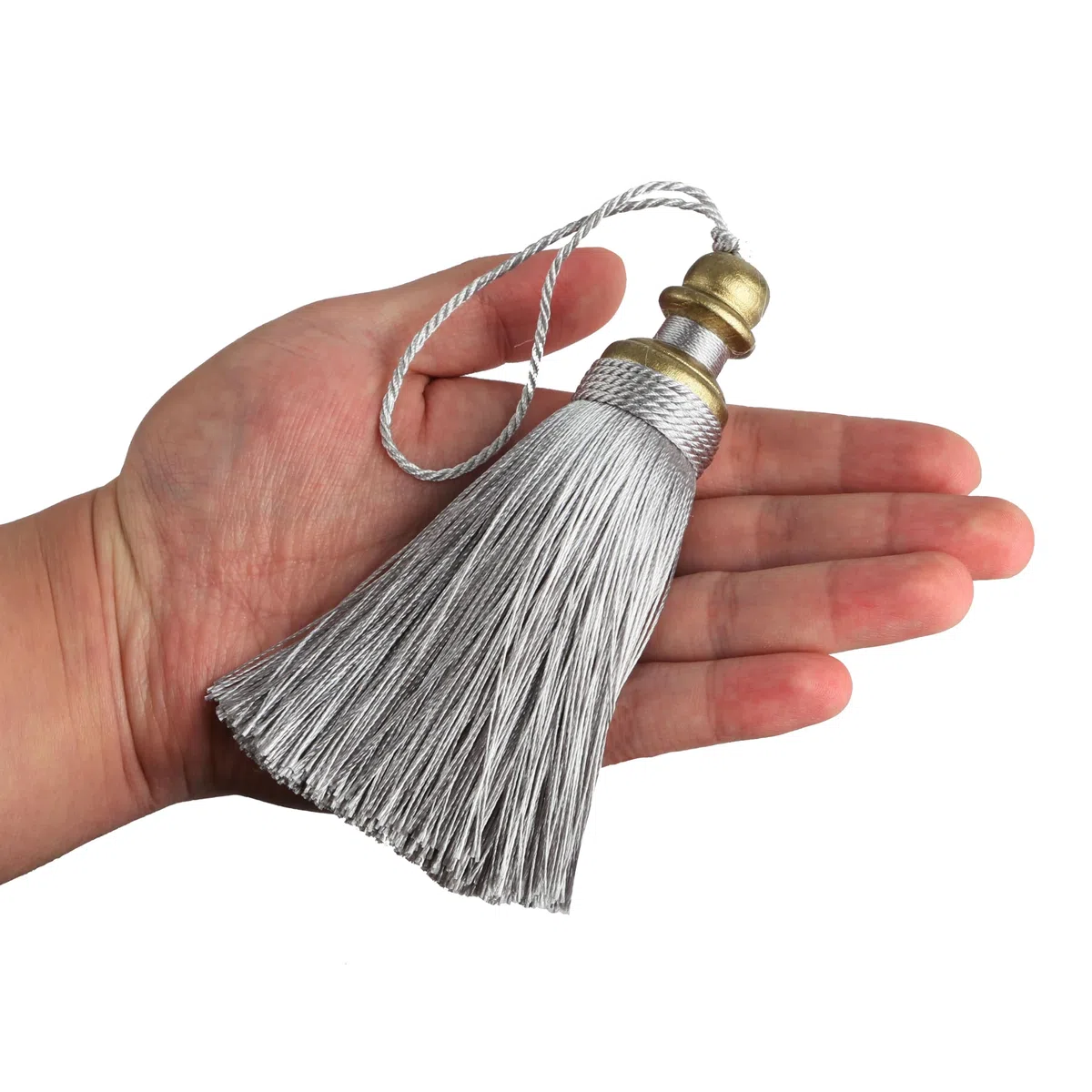 2 Stück Quasten Schlüssel Quaste mit Schlaufen, handgefertigte Quaste Handwerk, DIY-Zubehör für Heimdekoration