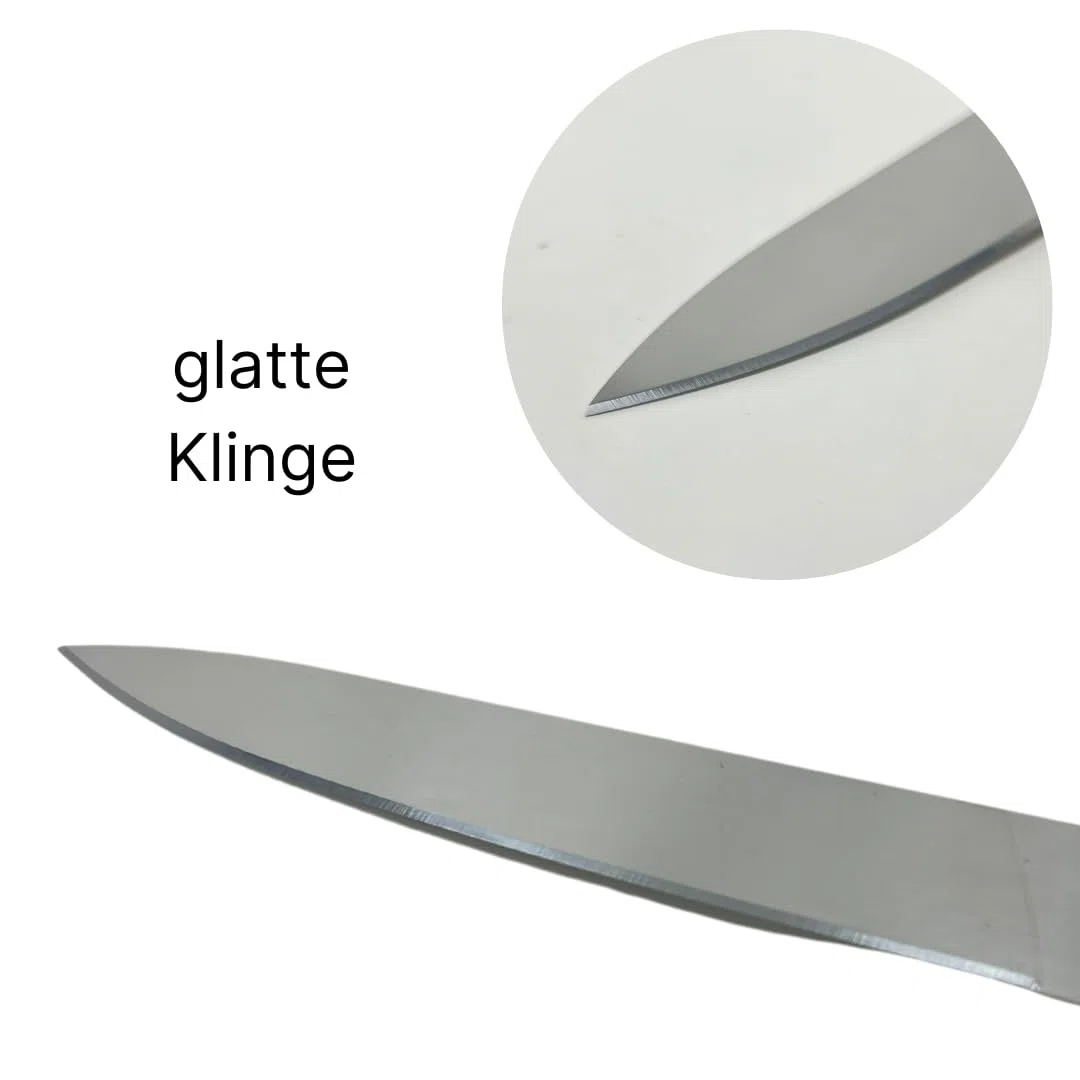 ATC Handels GmbH Ergonomische Messer REFLEX mit geschlossenem Griff und rostfreier Klinge - als Tranchiermesser oder Brotmesser Spülmaschinenfest bis 70°C (glatte Klinge)