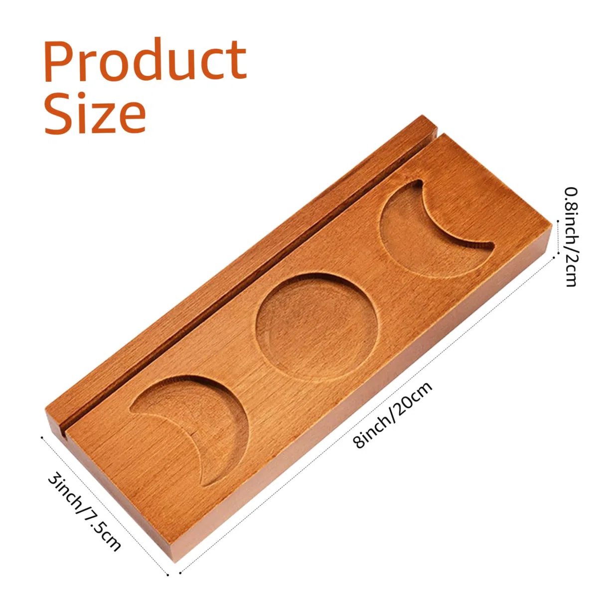 Altar -Tisch mit Tarotkartenhalter, 8x3 Zoll kompaktes Holz Altar -Tisch für spirituelle Meditation, Hexenversorgungen Hexenheimungsdekoration