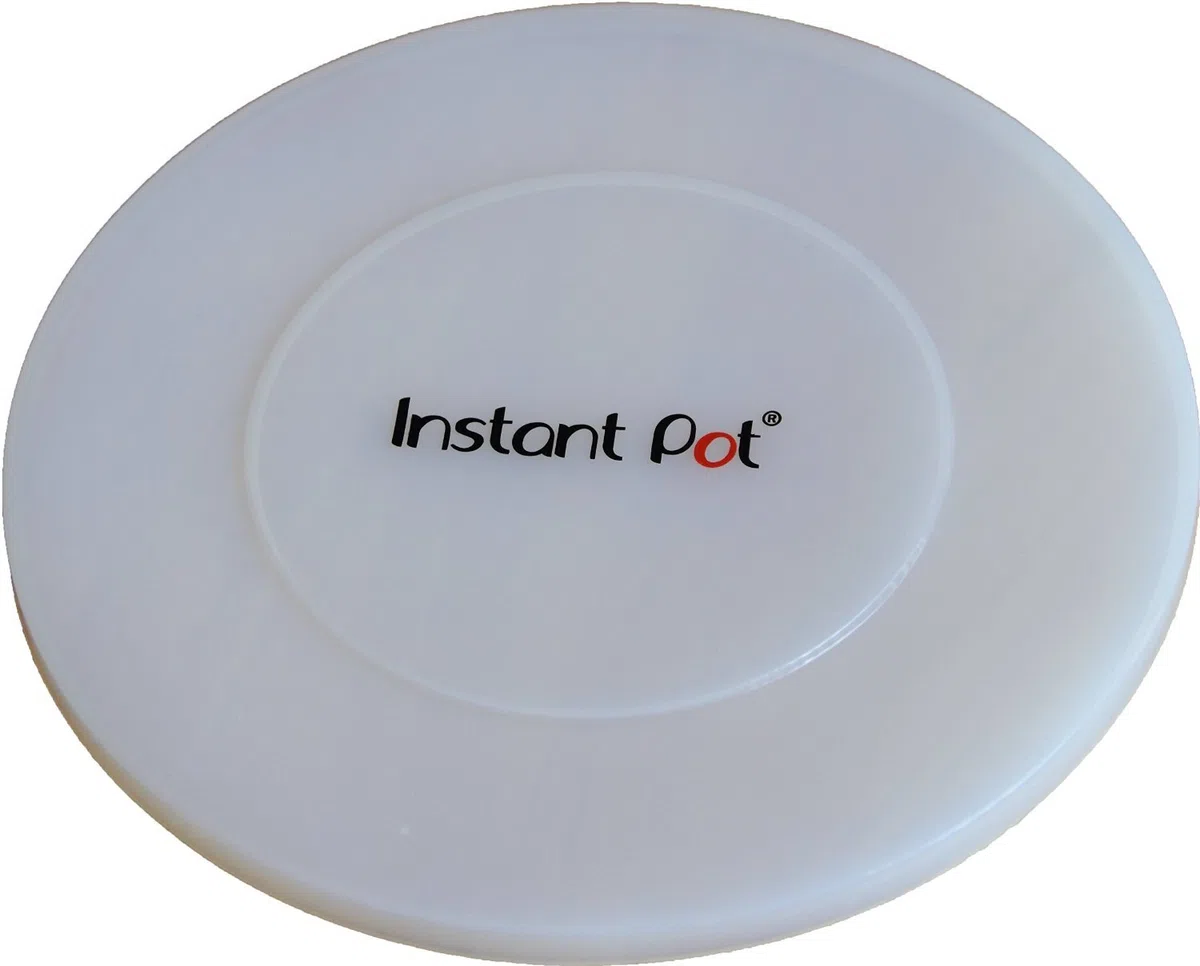 Instant Pot Silikondeckel, 24 cm, 5 l & 6 l Topfdeckel, von den Machern von Instant Pot, wiederverwendbarer Silikondeckel für Schüssel und Lebensmittelabdeckung, Mikrowellen-Abdeckung für